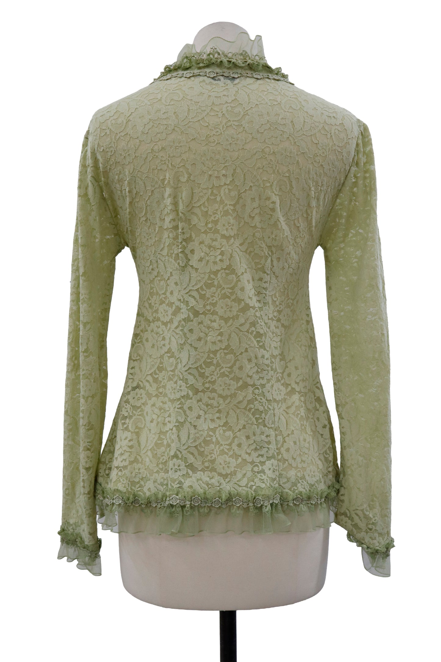 mesh lace cardigan/RM-［2604-034］