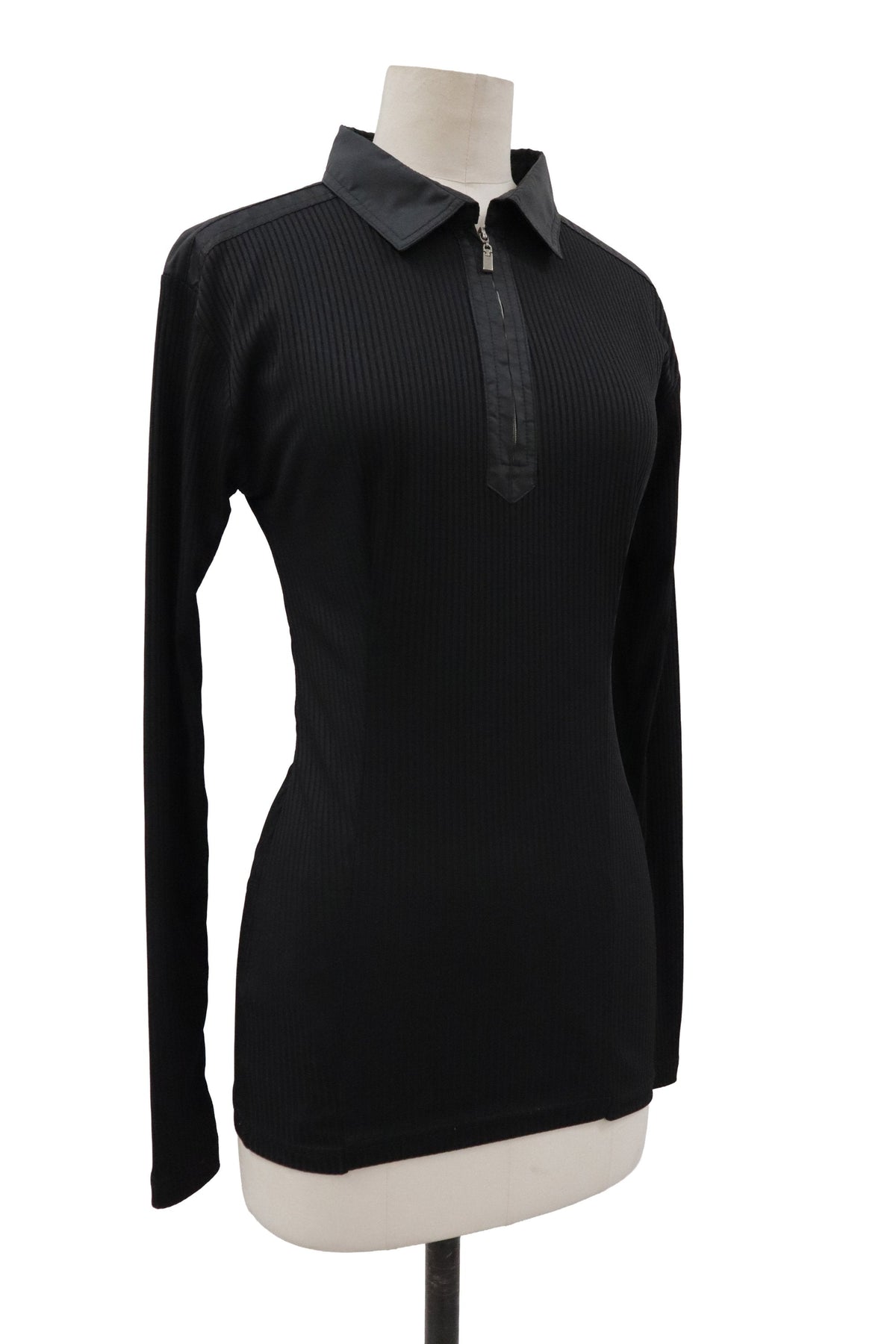 half zip rib tops/RM-［2608-036］