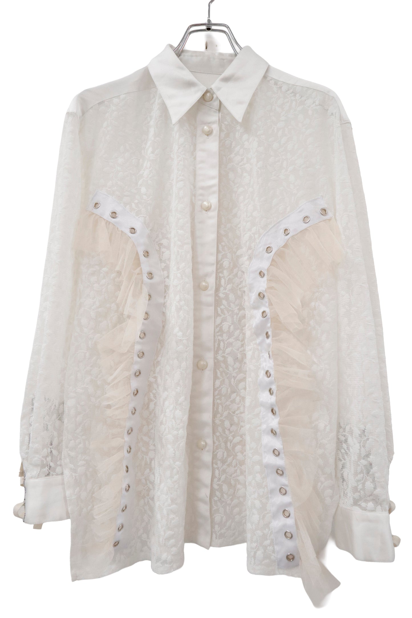 lace up contemporary shirt/RM-［2605-023］