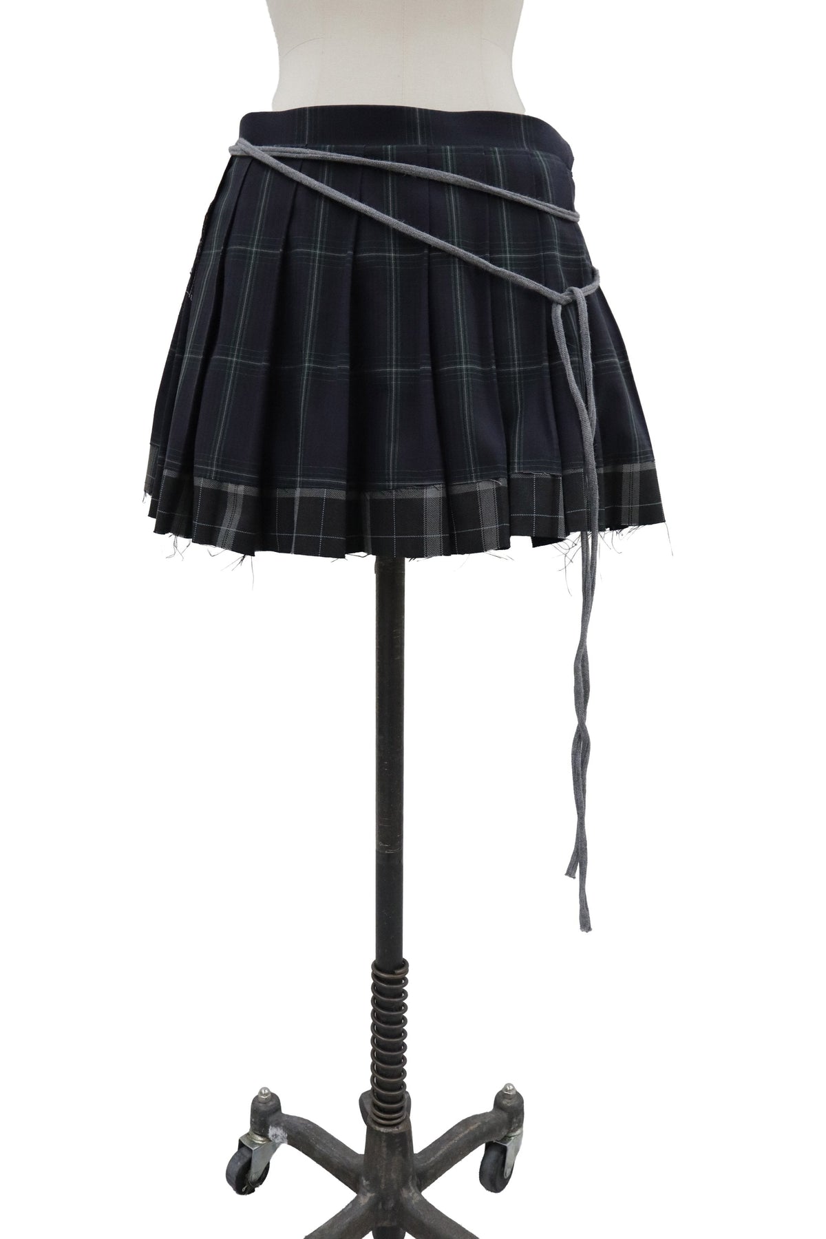 Docking pleats mini skirt/RM-［2608-039］