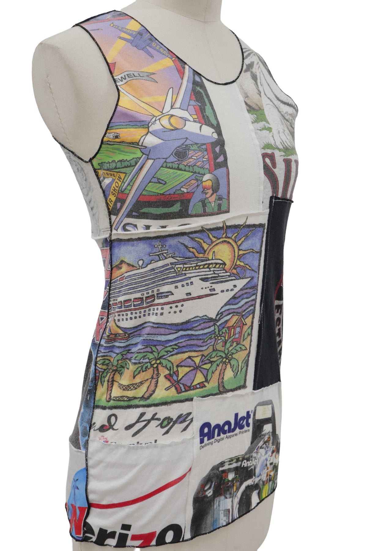 graphic tank top/RM-［2608-062］