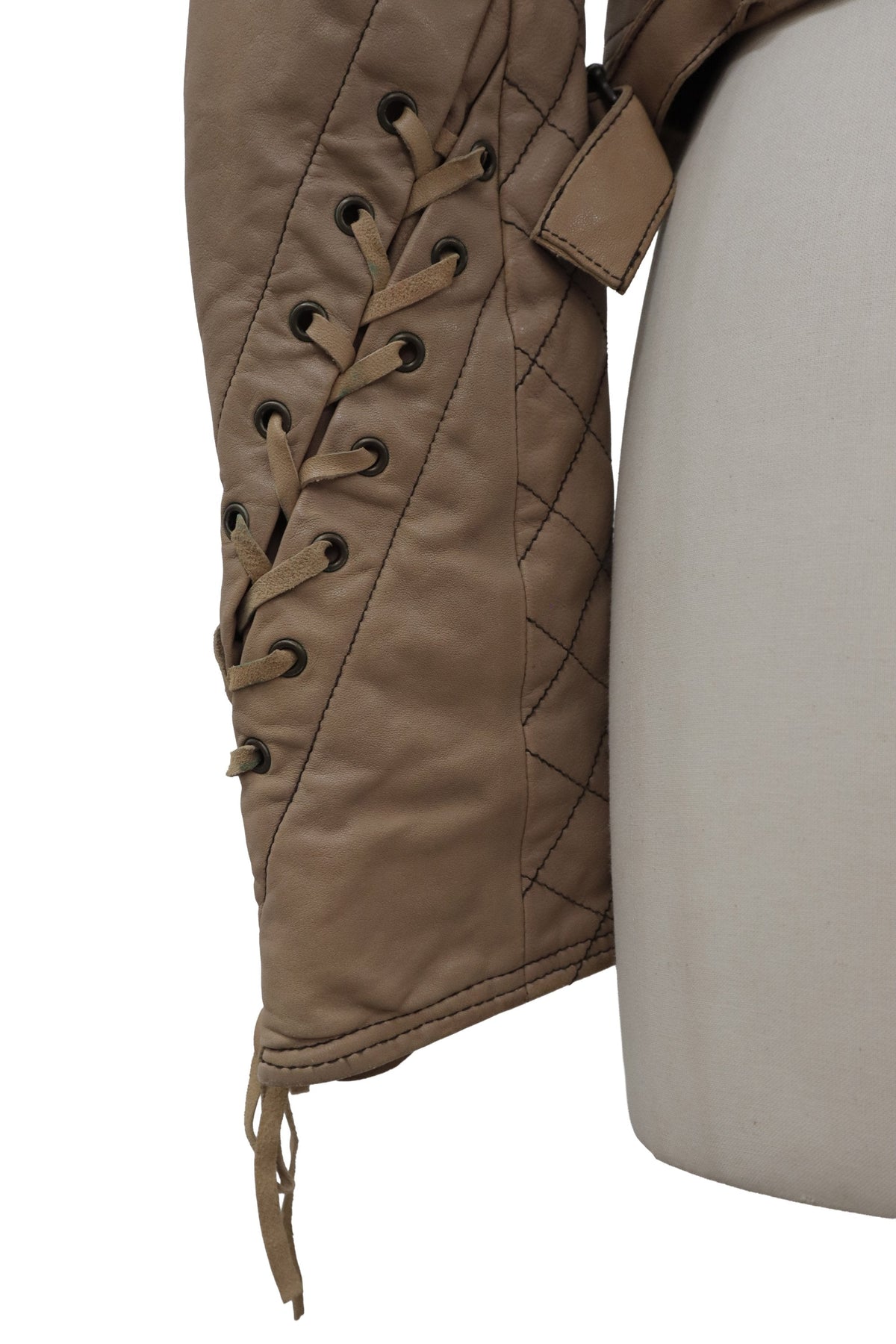 decorative leather jacket/RM-［2608-105］
