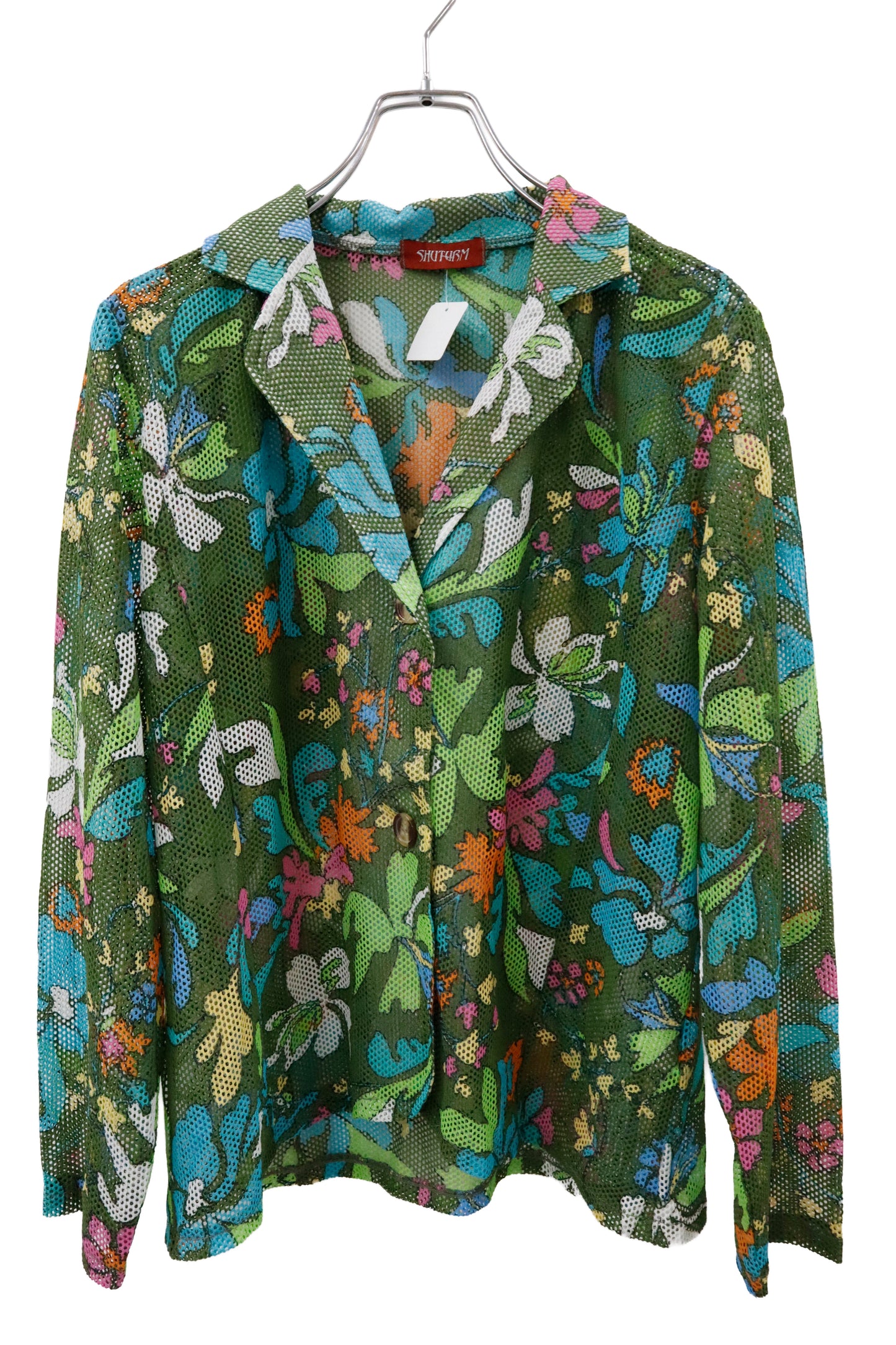 floral pattern shirt jacket/U-［2602-040］
