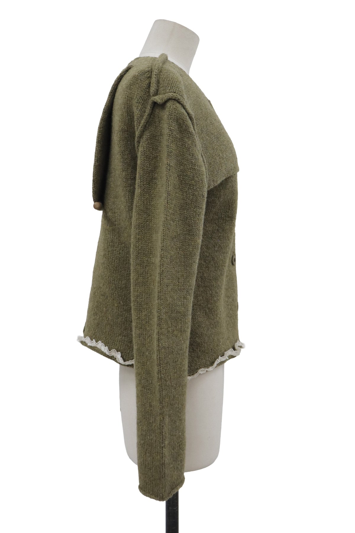 lace knit cardigan/RM-［2608-103］