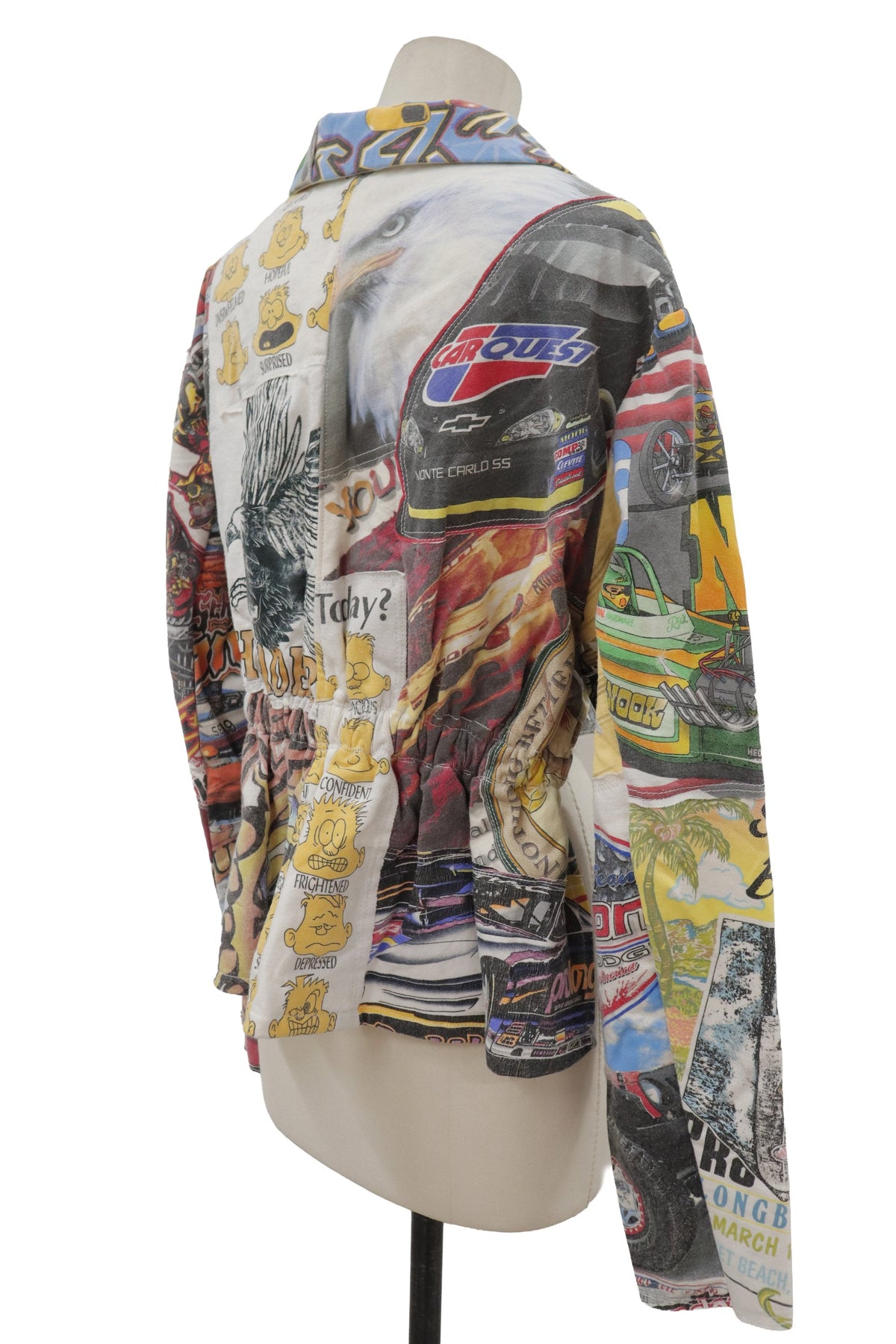 patchwork jacket/RM-［2608-095］
