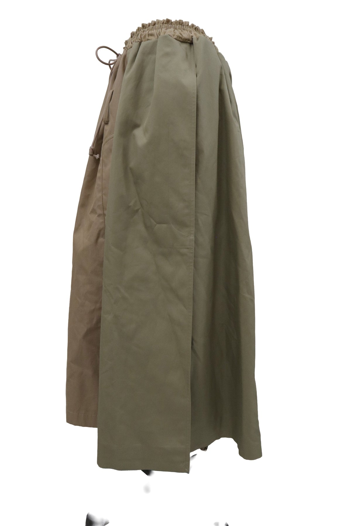 upcycled trench coat skirt/RM-［2608-019］