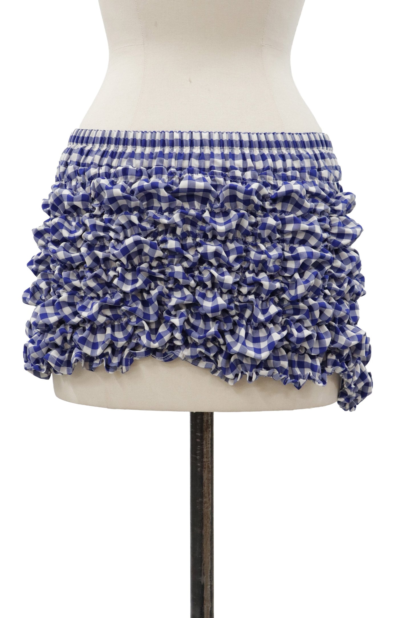 gingham skirt/KUSHA KUSHA PLAN/RM-［2607-055］