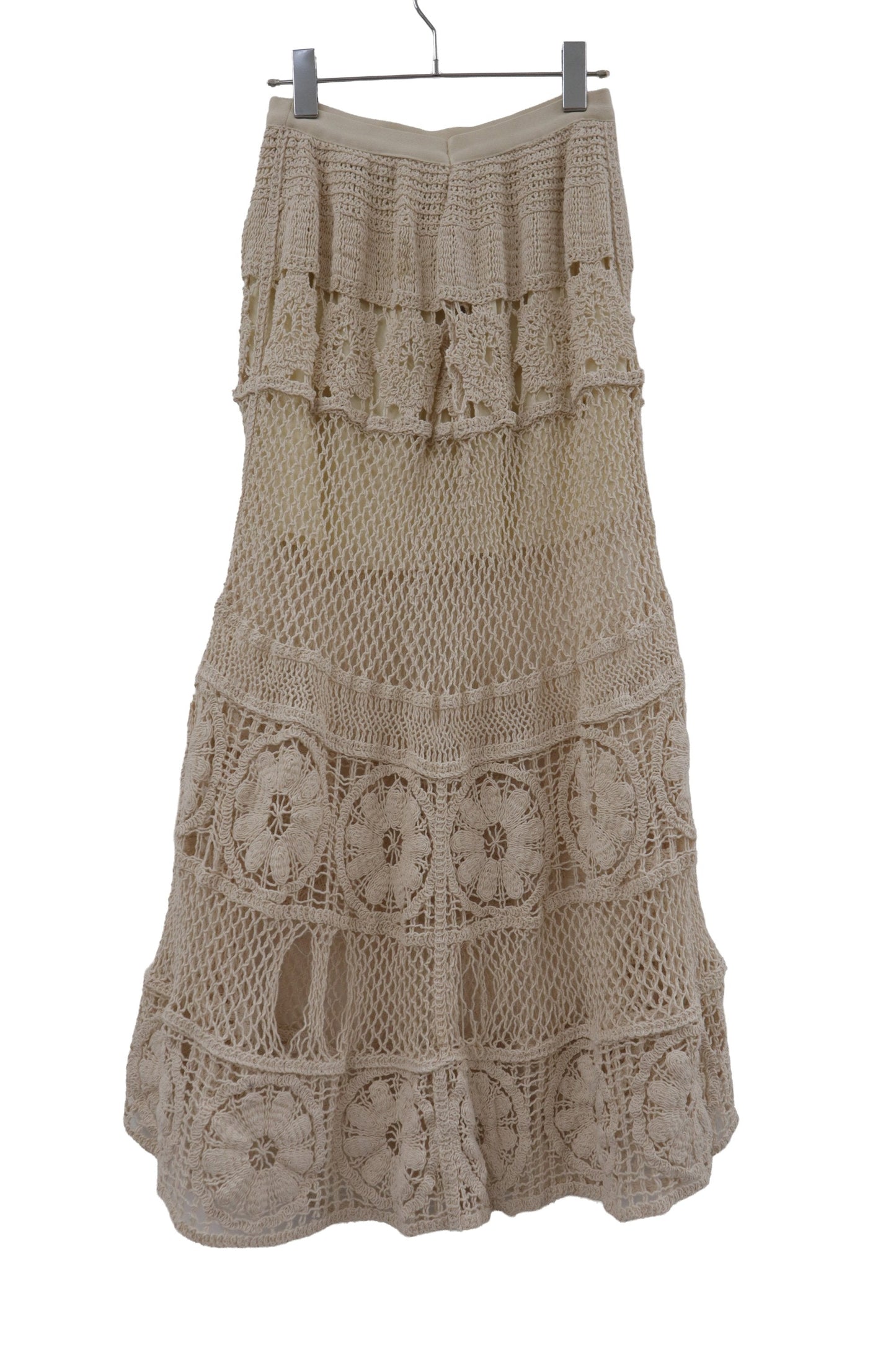 lace mermaid maxi skirt/RM-［2607-022］