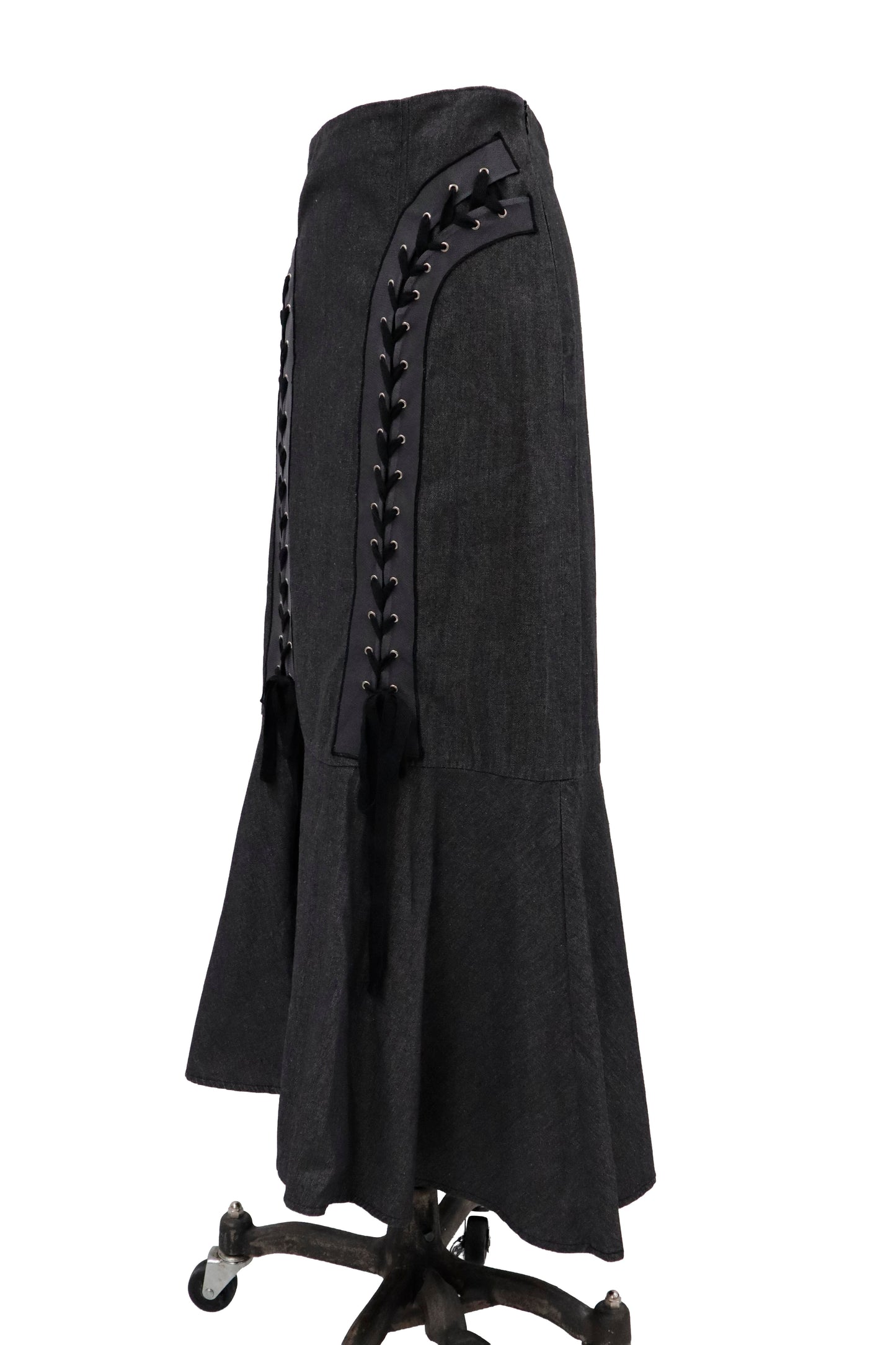 lace up skirt/RM-［2605-057］