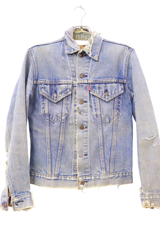 60's LEVI'S 70505 denim jacket 「ボタン裏52」/NV-［2511-103］
