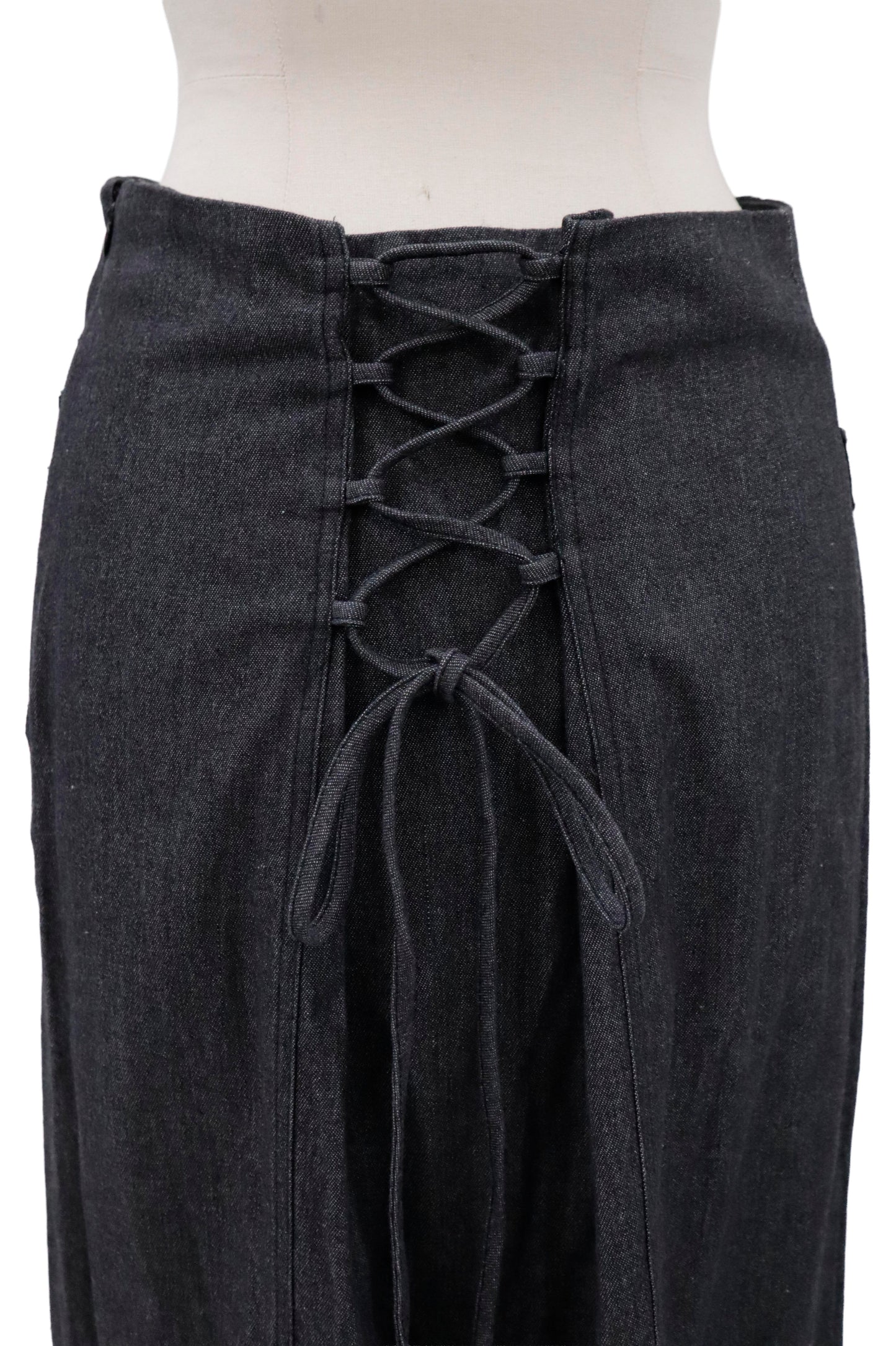 lace up skirt/RM-［2605-057］