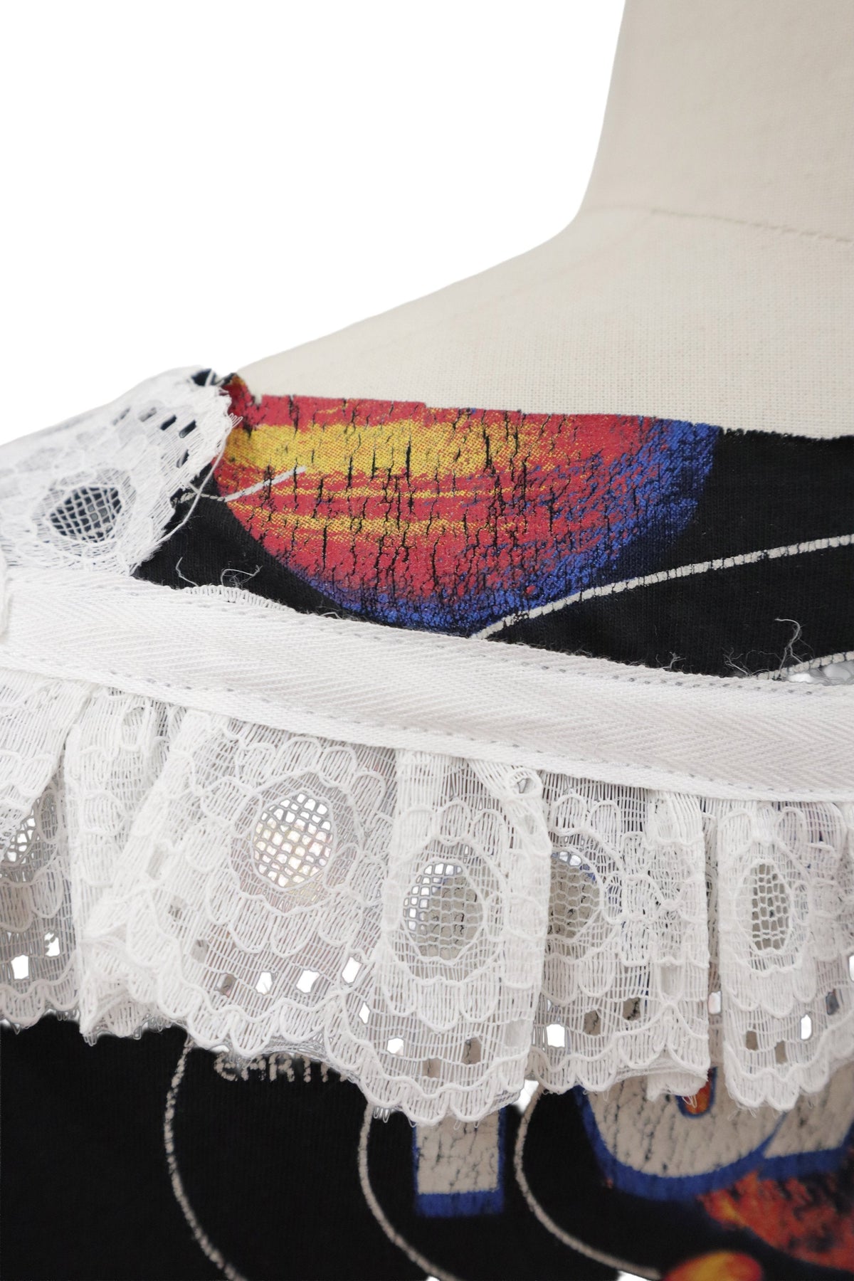 patchwork lace tee/RM-［2608-085］