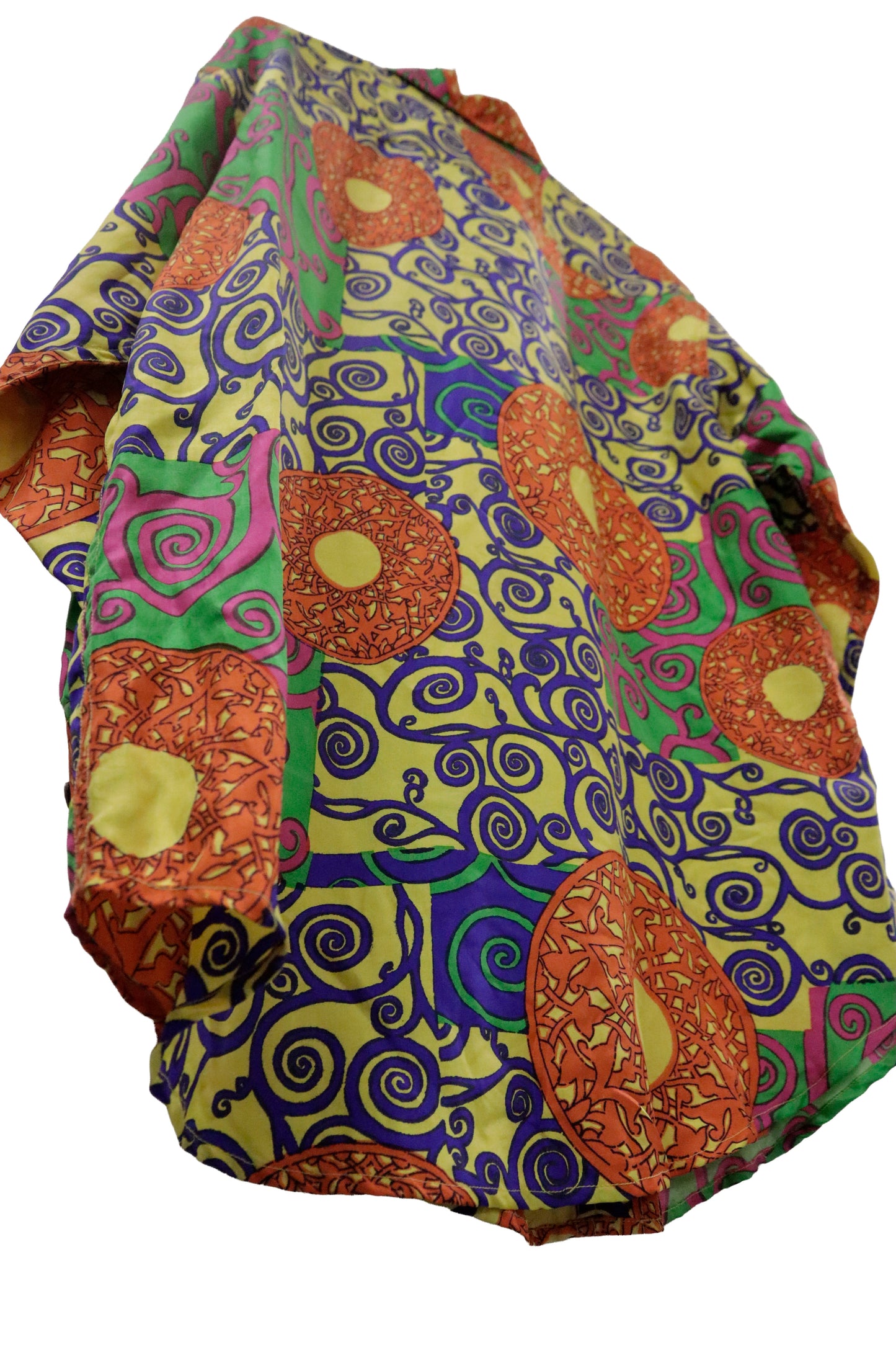 80’s silk shirt / NV-［2601-025］