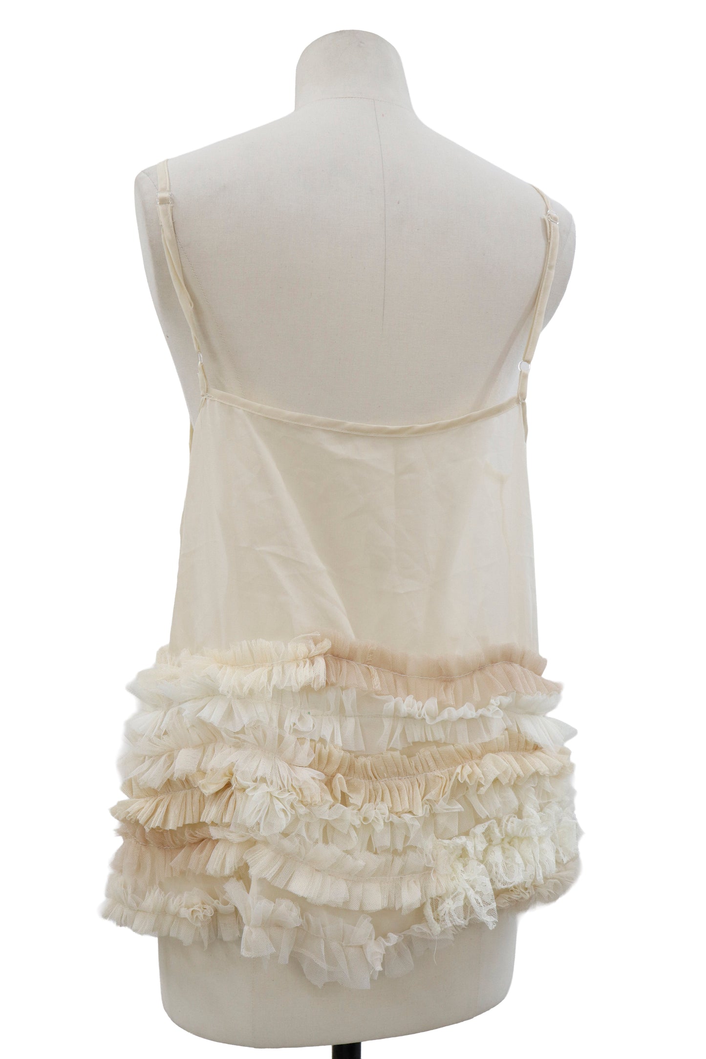 ruffle sheer tops/RM-［2604-029］