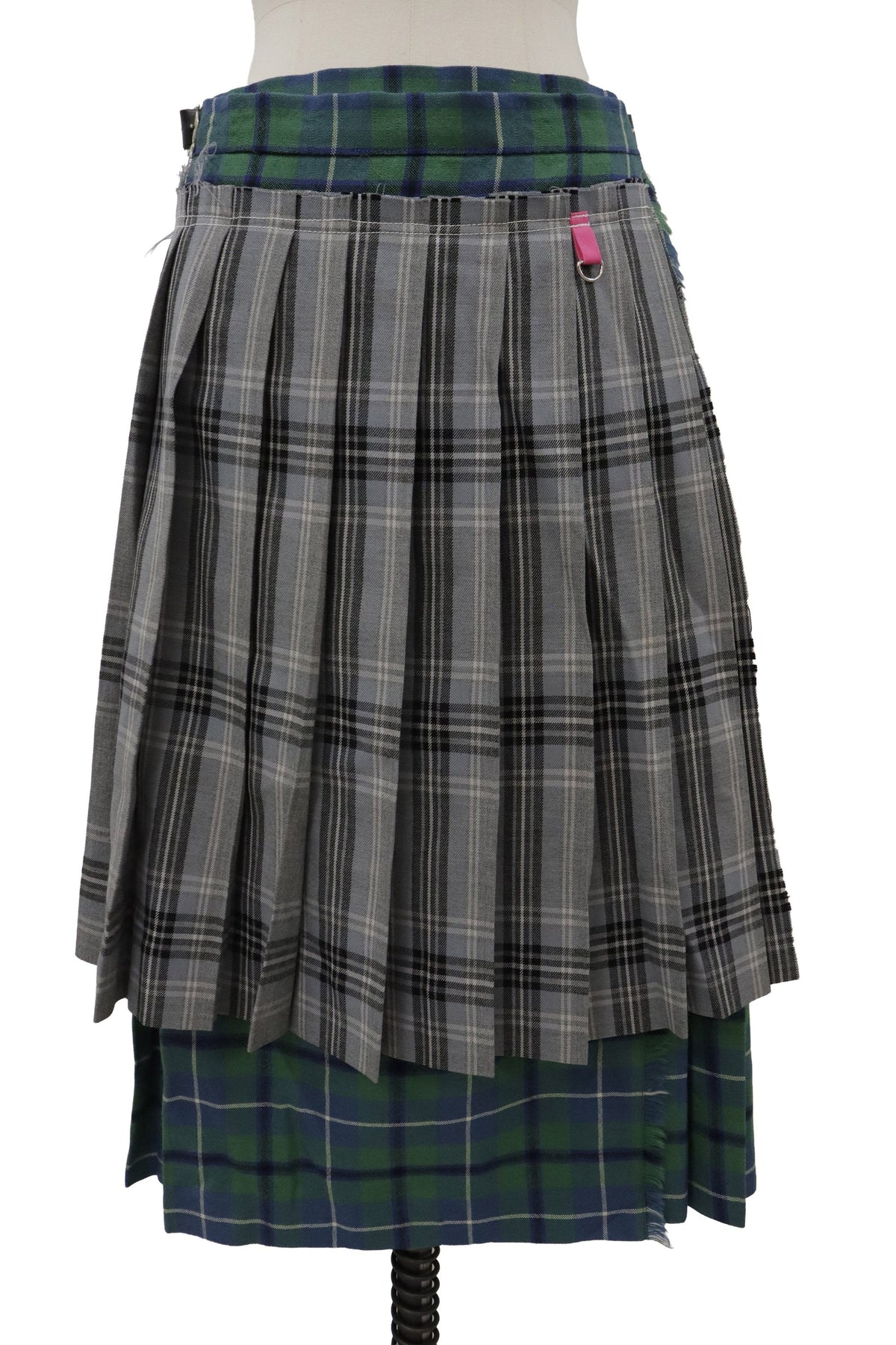 layered pleats skirt/RM-［2608-100］