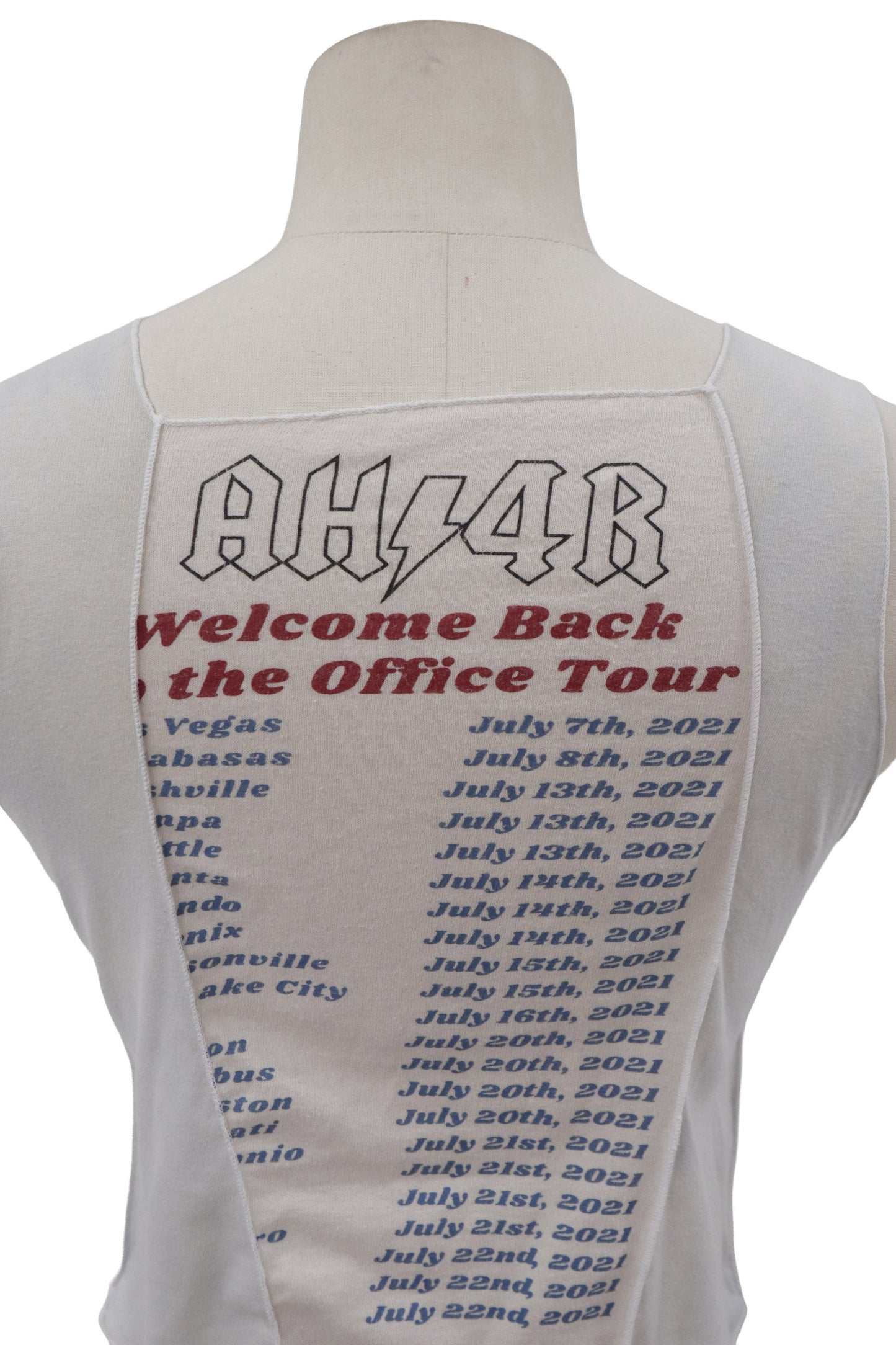 AH4R tour parody Y2K tops/RM-［2607-029］