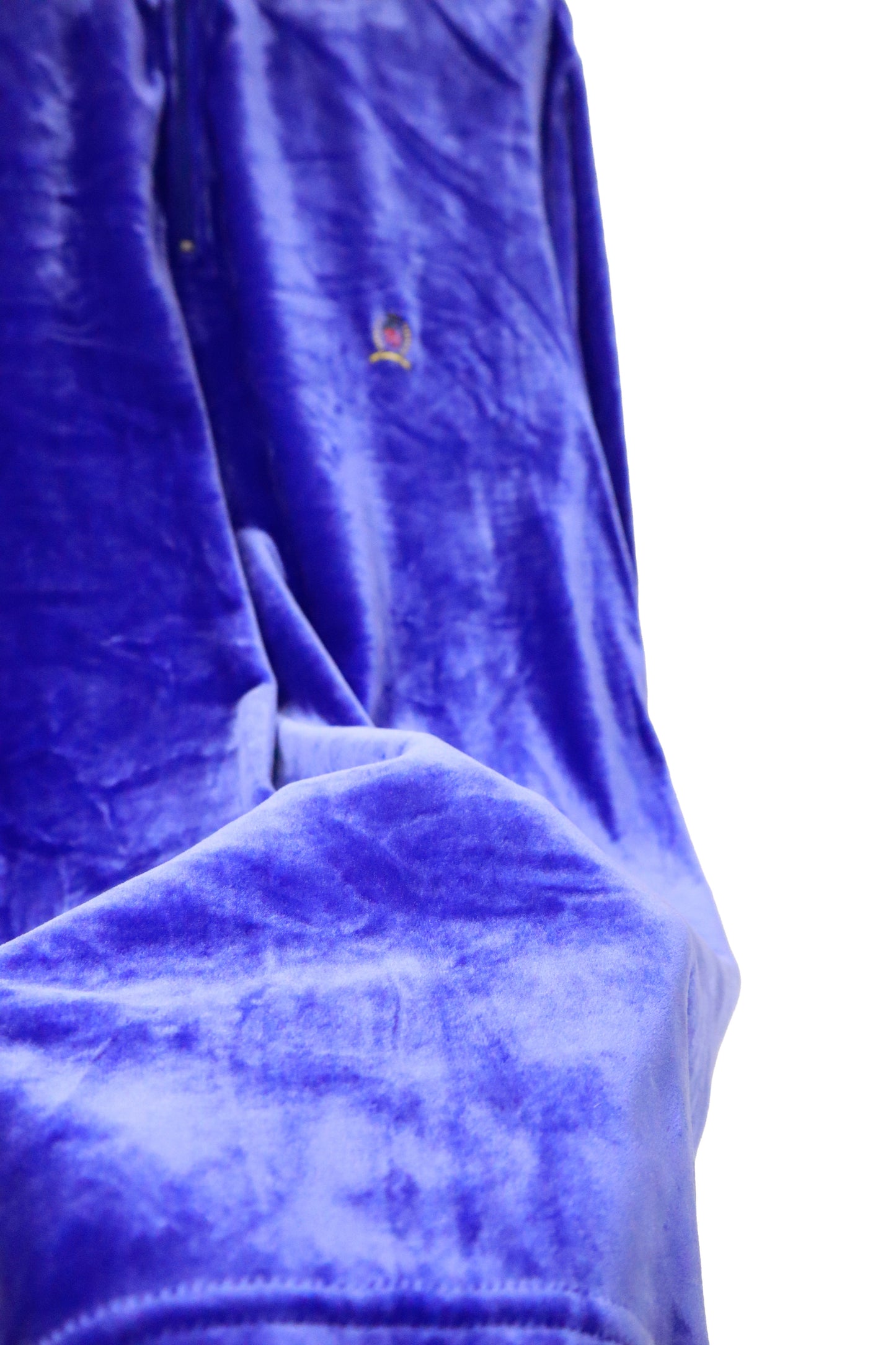 90's TOMMY HILFIGER velor tops /NV-［2601-041］