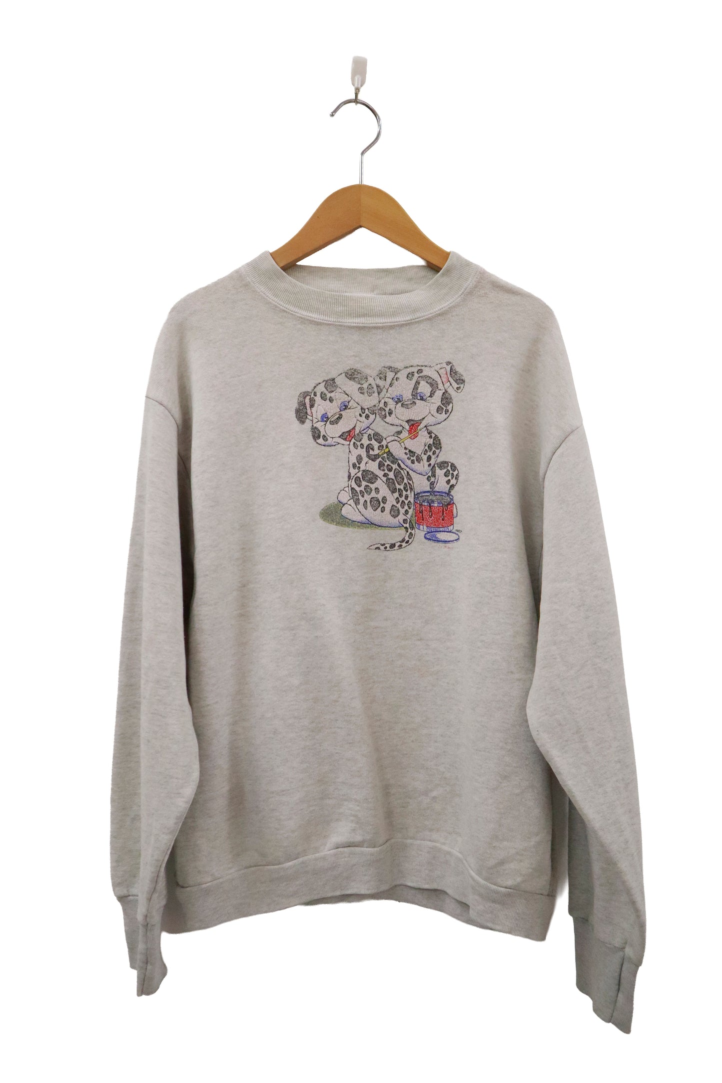 90's dog design sweat shirt / NV-［2601-049］