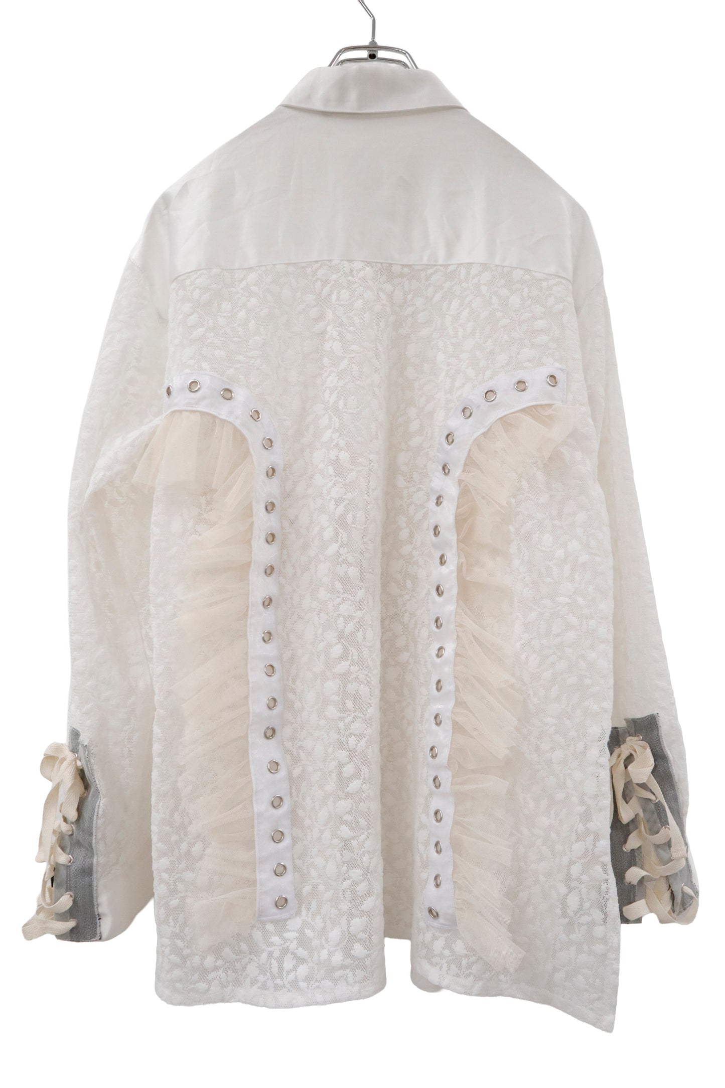 lace up contemporary shirt/RM-［2605-023］