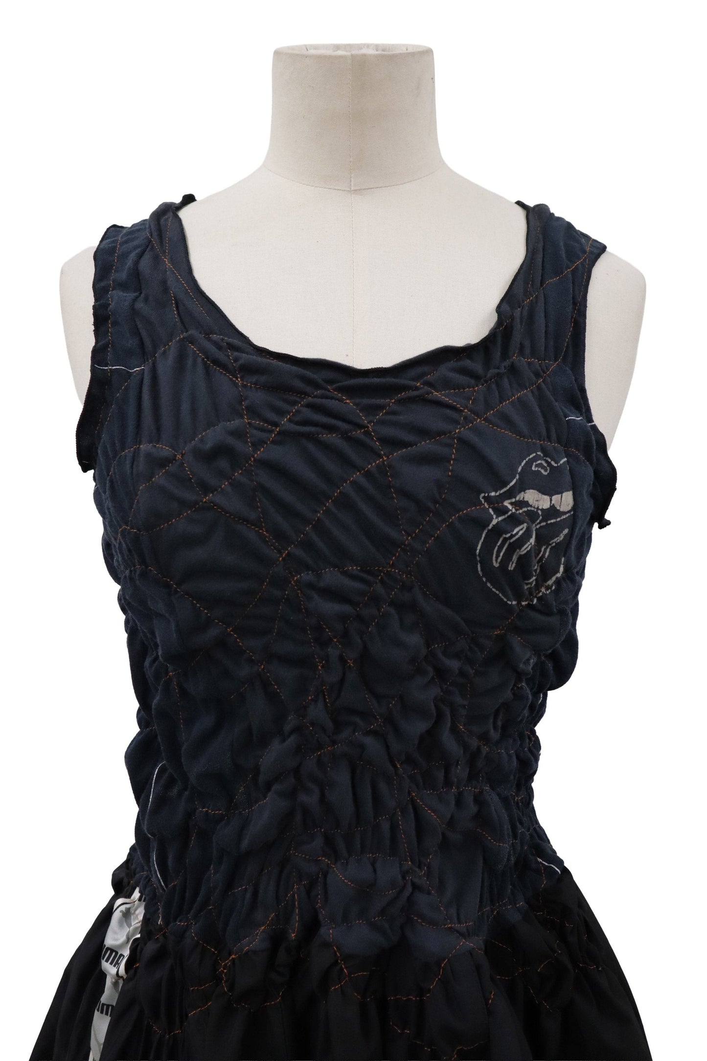 KUSHA KUSHA PLAN/cut saw dress/RM-［2607-006］