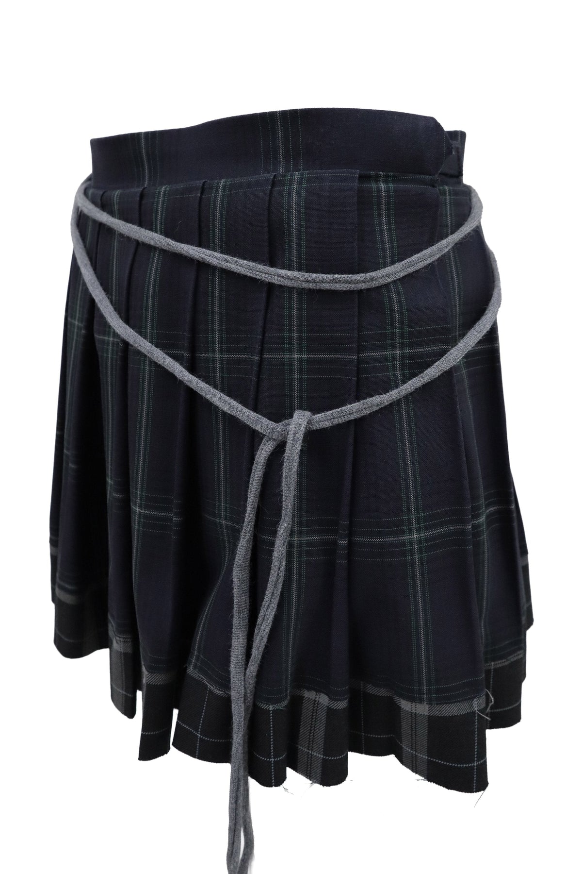Docking pleats mini skirt/RM-［2608-039］