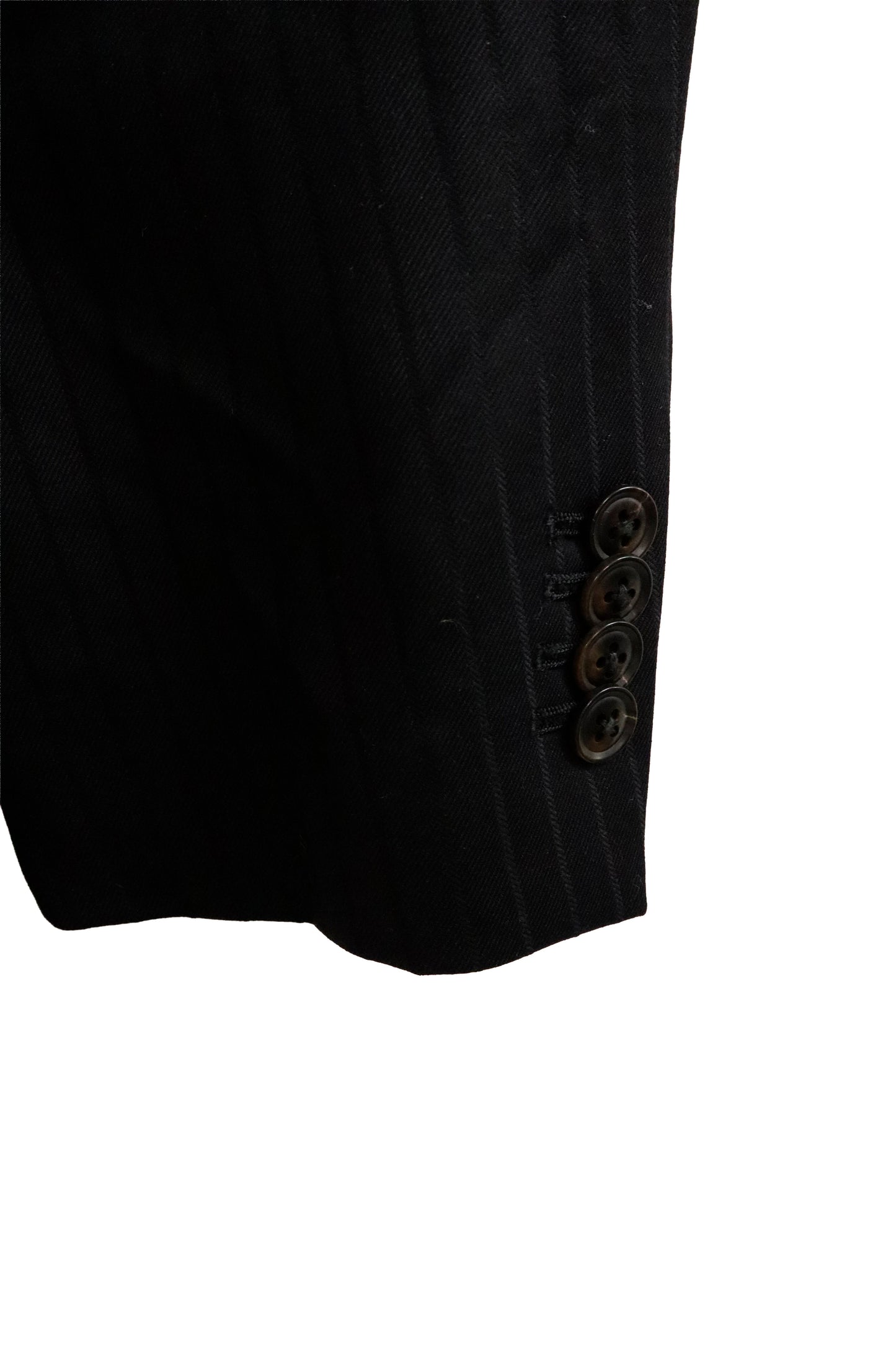 black tailored jacket/U-［2602-045］