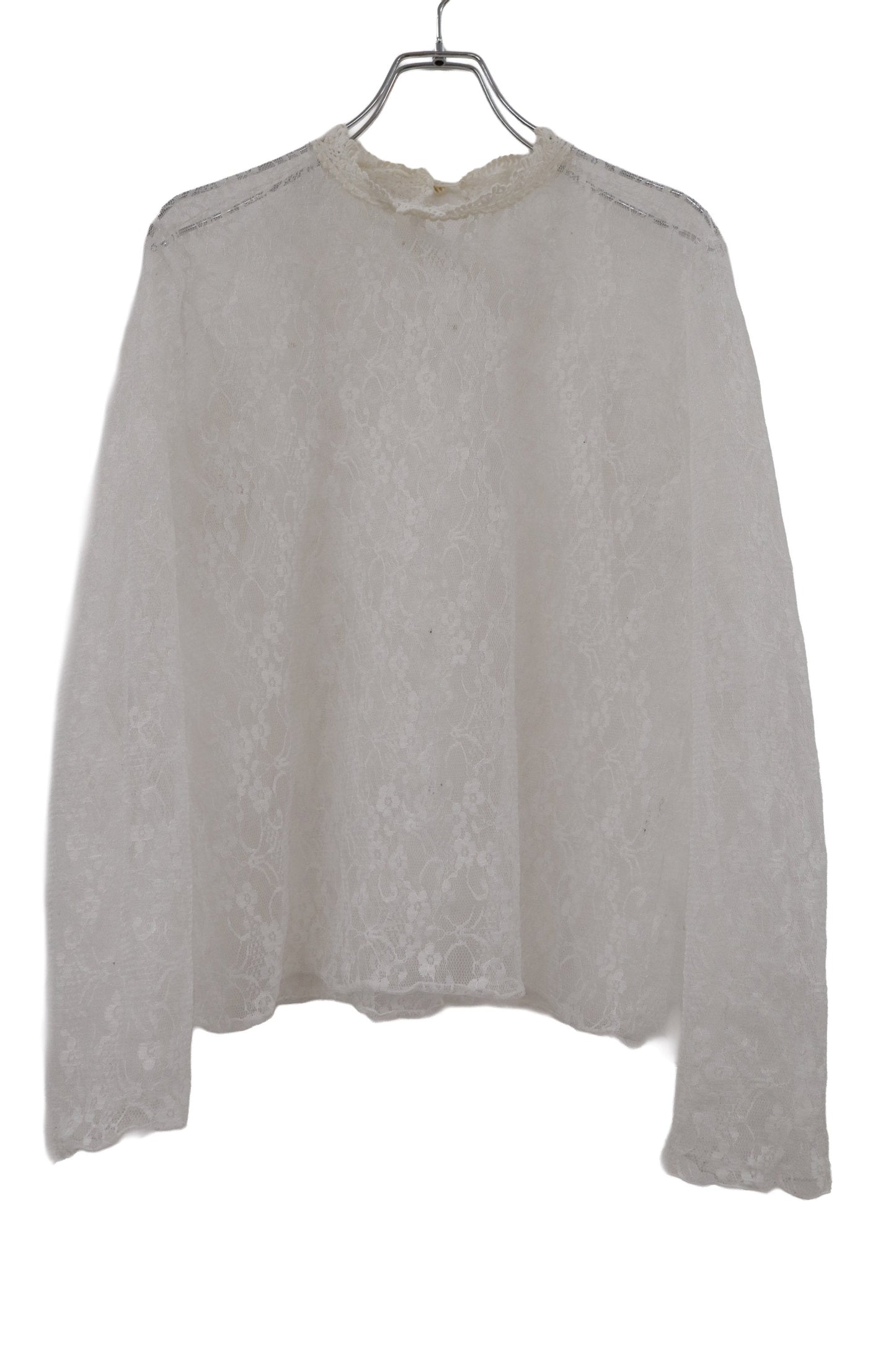 lace mock neck top/RM-［2607-020］