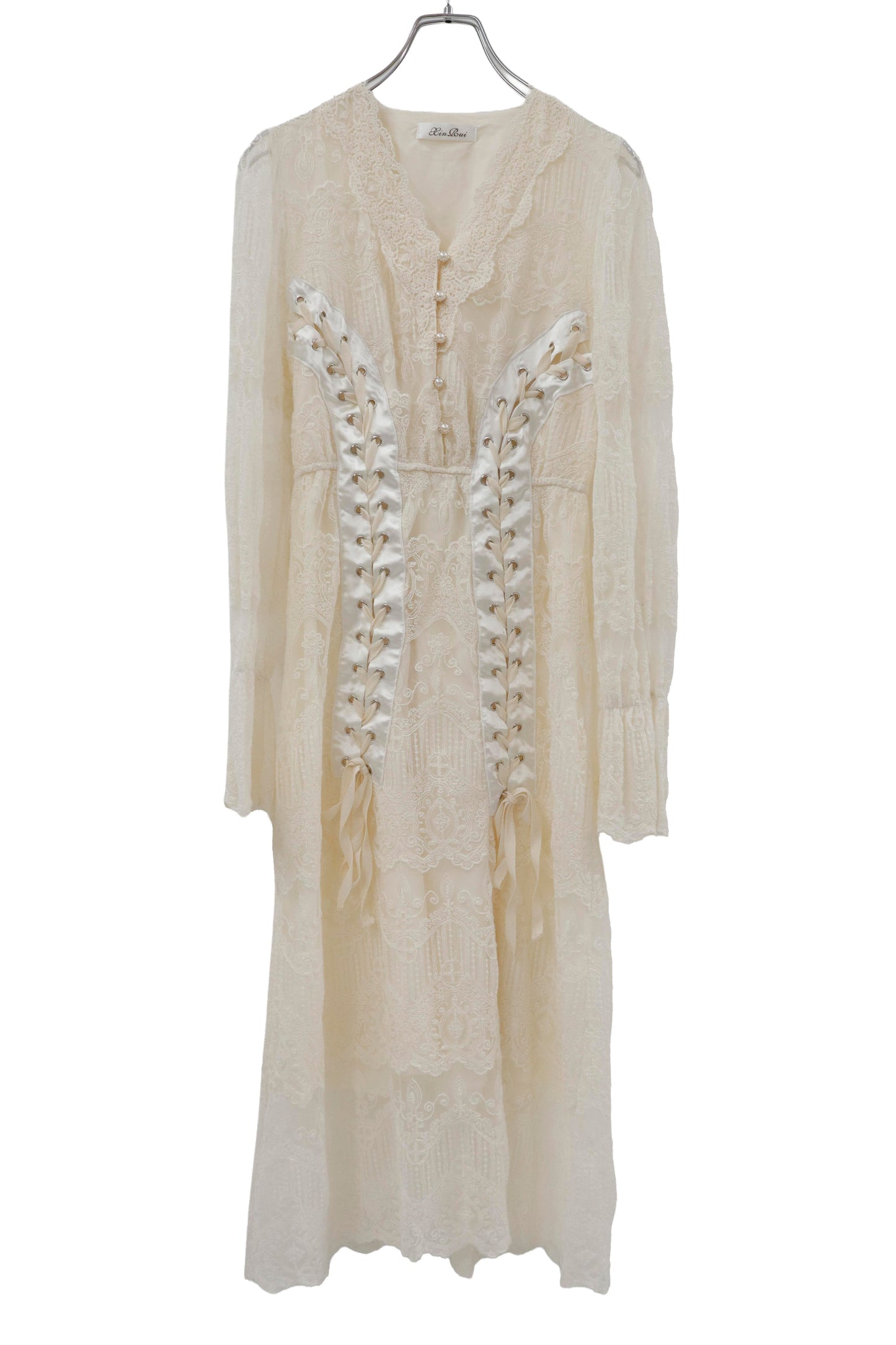 lace up dress/RM-［2605-052］