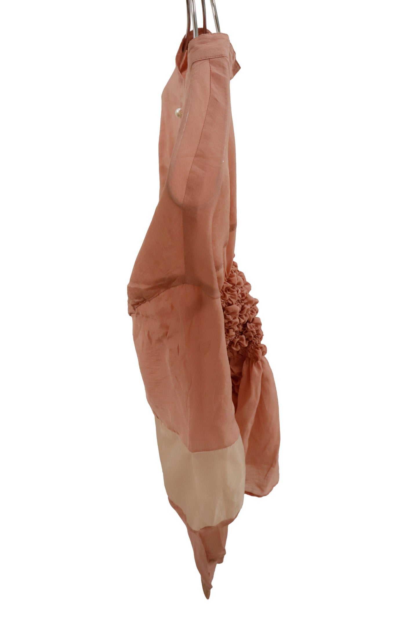 KUSHA KUSHA PLAN/no-collar-blouse/RM-［2601-064］