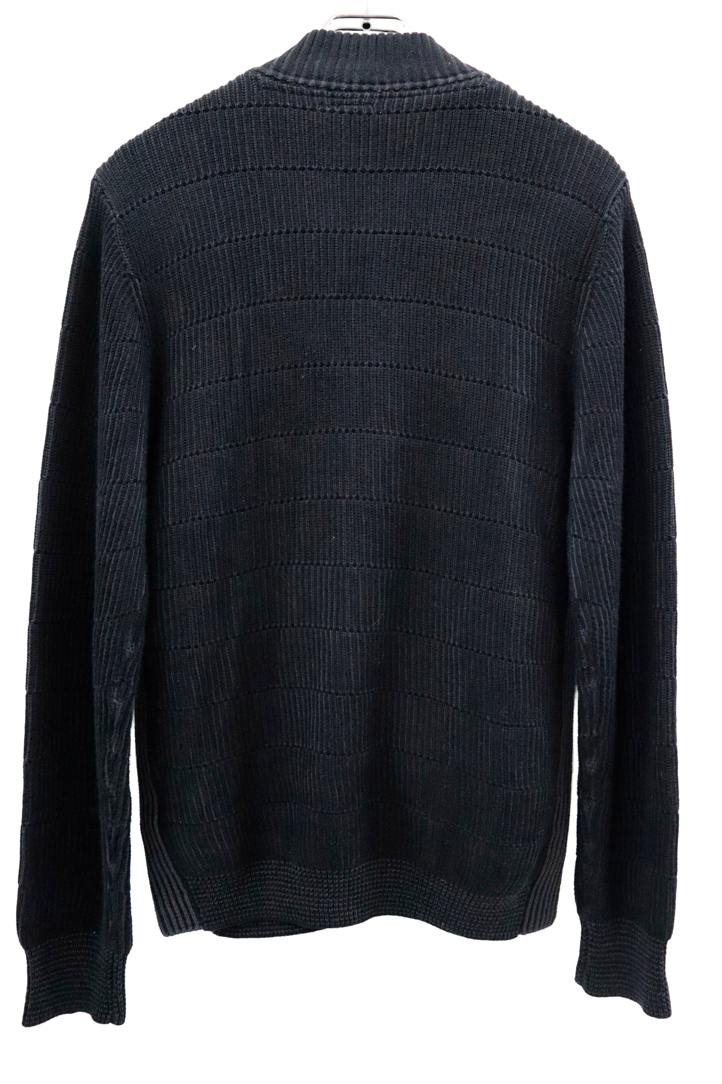 rib knit cardigan/U-［2603-001］