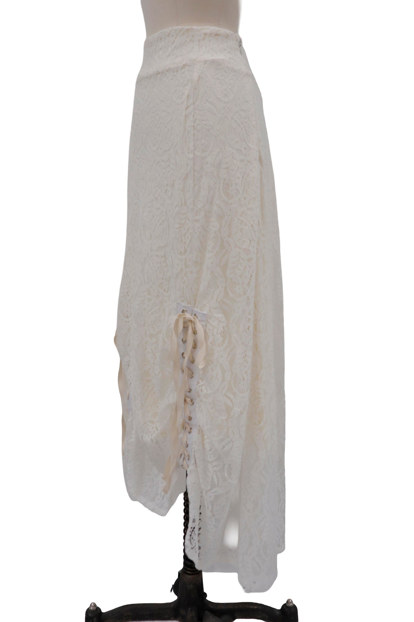 lace up skirt/RM-［2605-059］