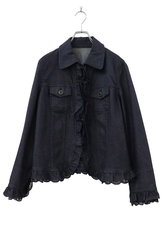 frill denim jacket /U-［2606-010］