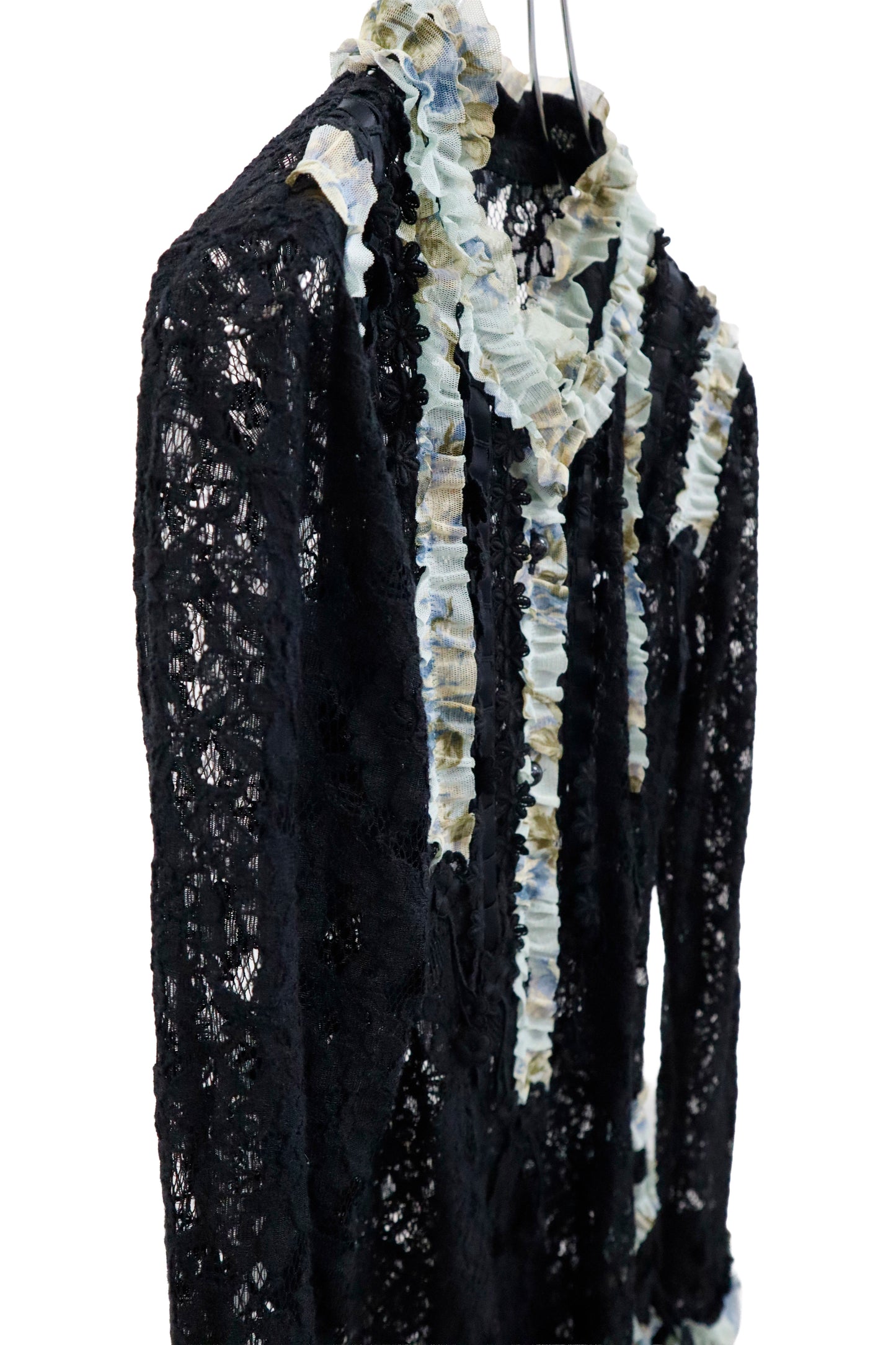 frill lace shirt/RM-［2604-035］
