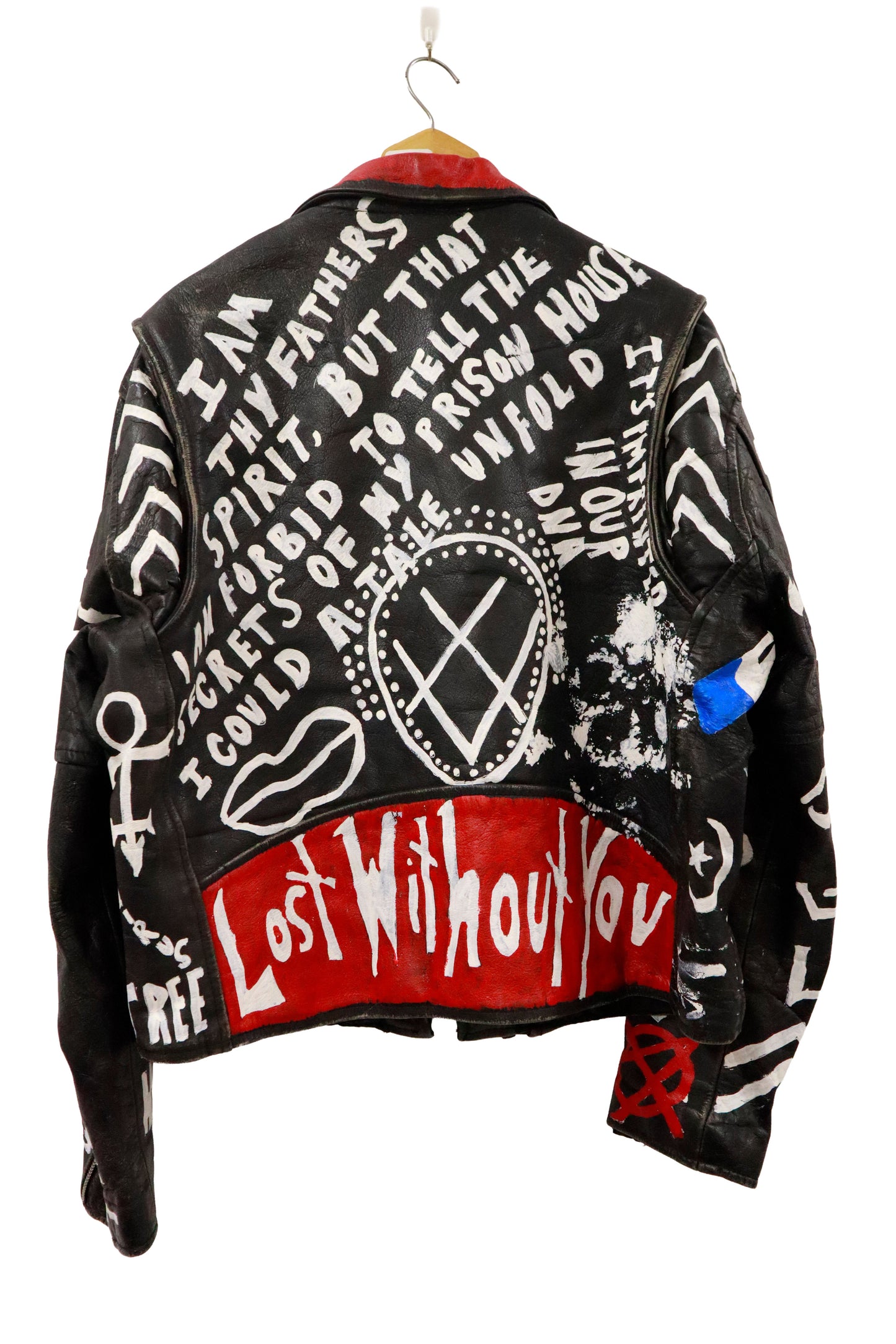80’s leather riders jacket / NV-［2601-044］