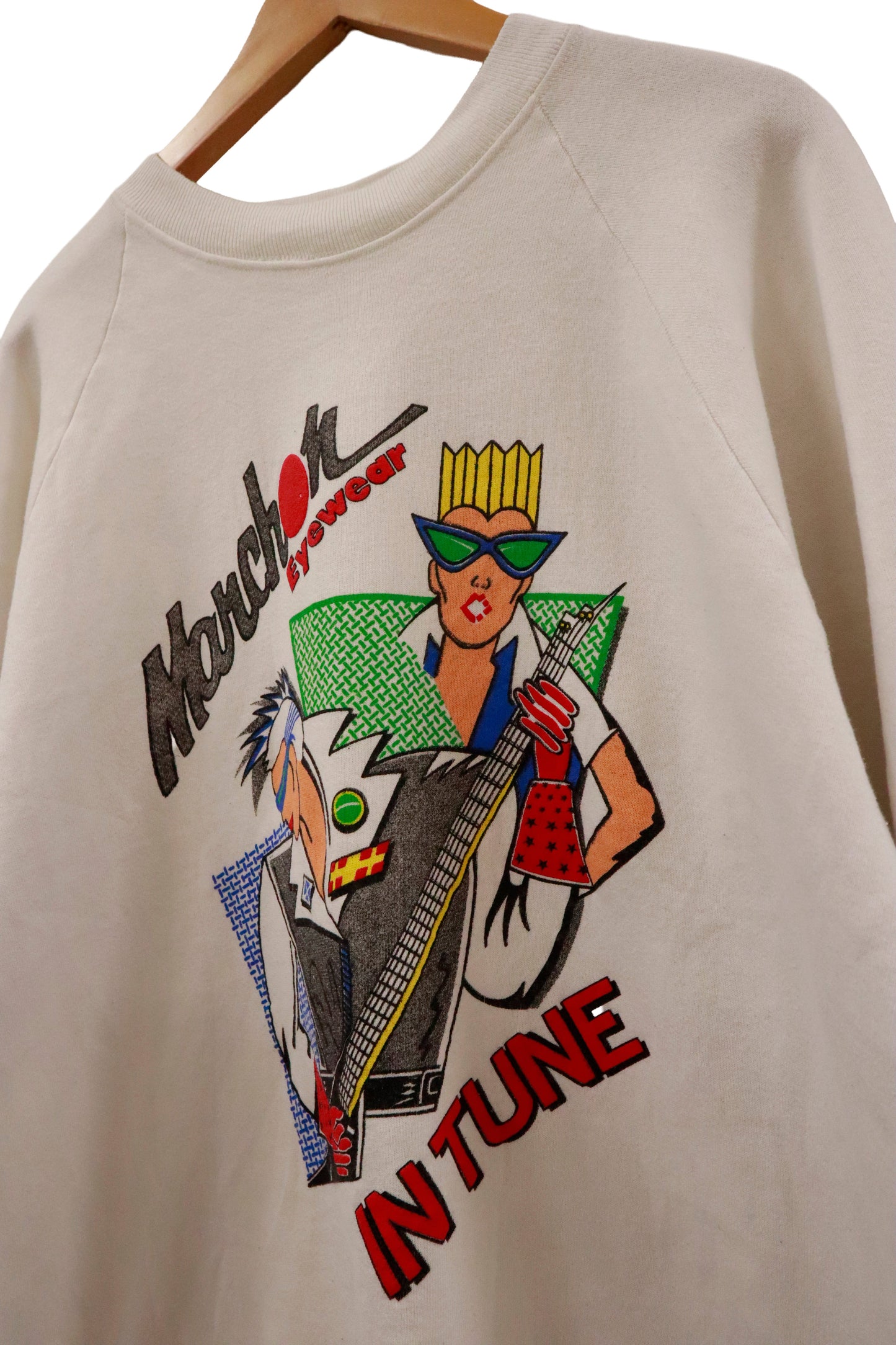 90's Eyewear design sweat shirt /NV-［2601-046］
