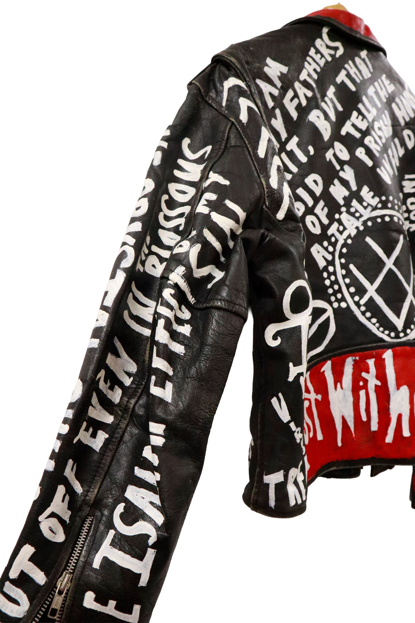 80’s leather riders jacket / NV-［2601-044］