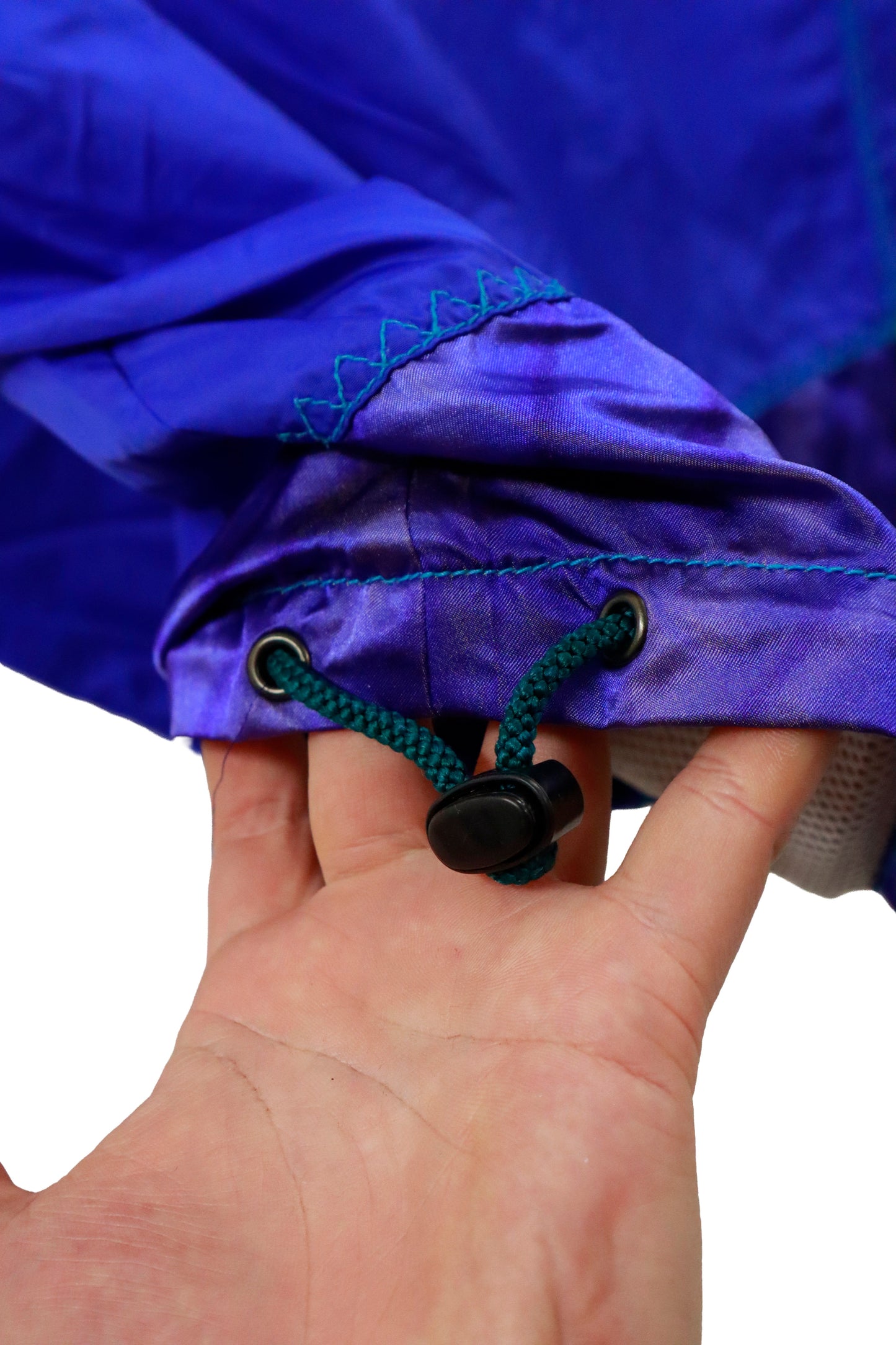 90's asics nylon jacket / NV-［2601-012］