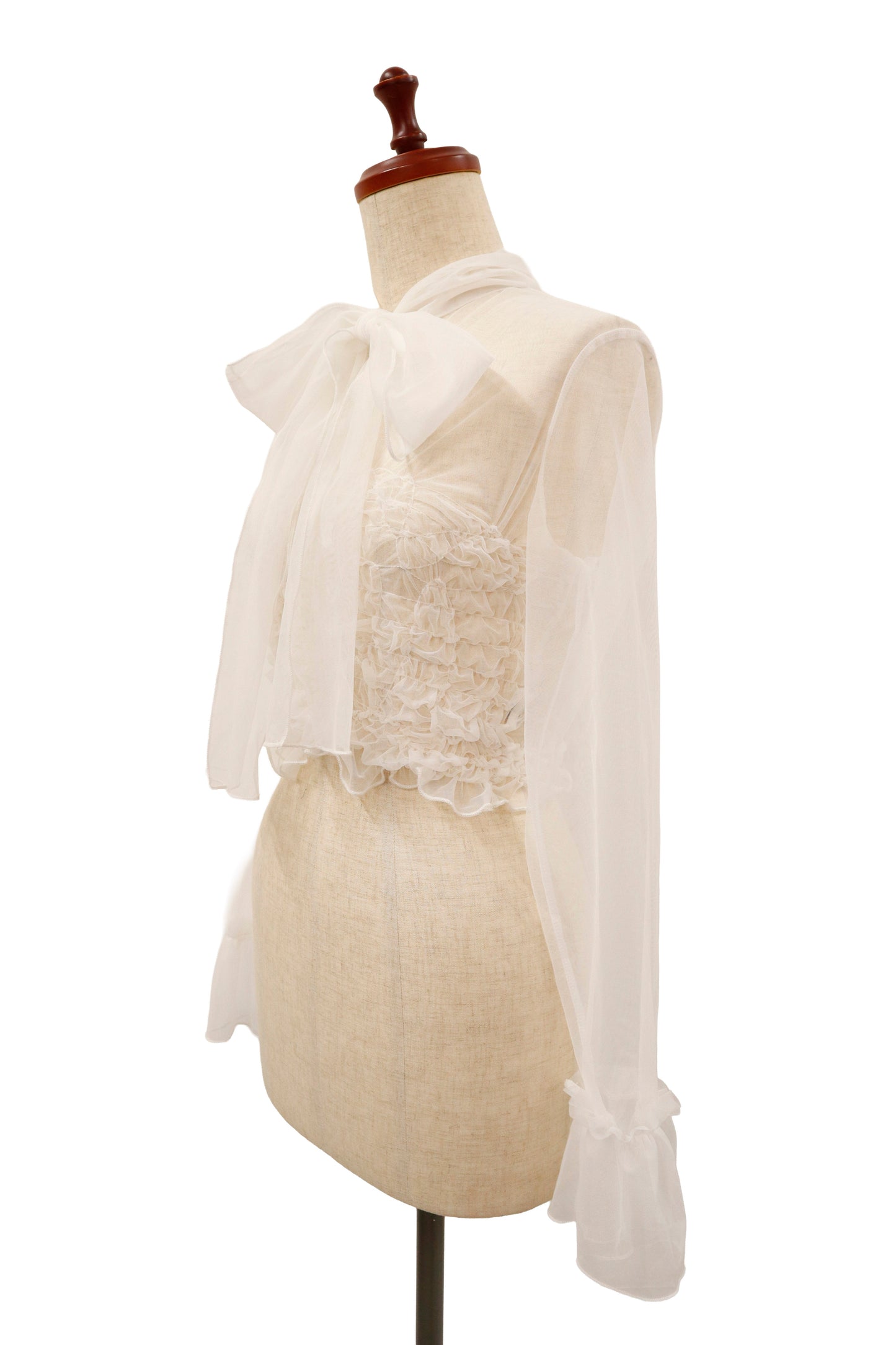 KUSHAKUSHA-PLAN-ribbon-tie-shirt /RM-［2601-011］