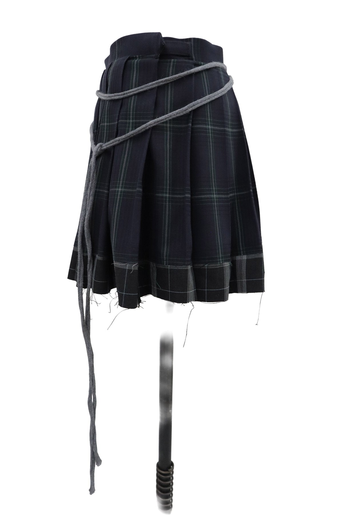 Docking pleats mini skirt/RM-［2608-039］