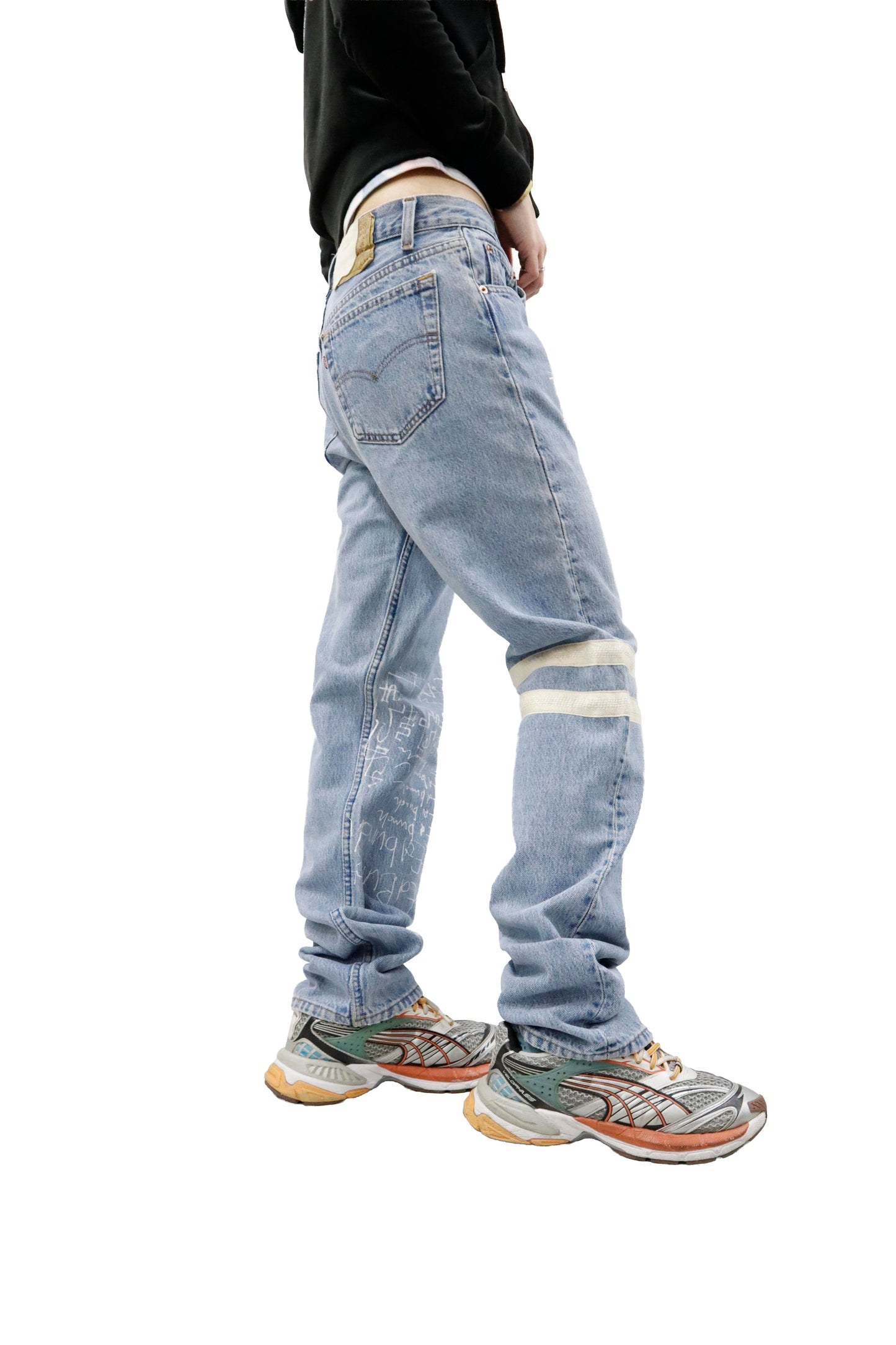 design denim pants/U-［2605-007］