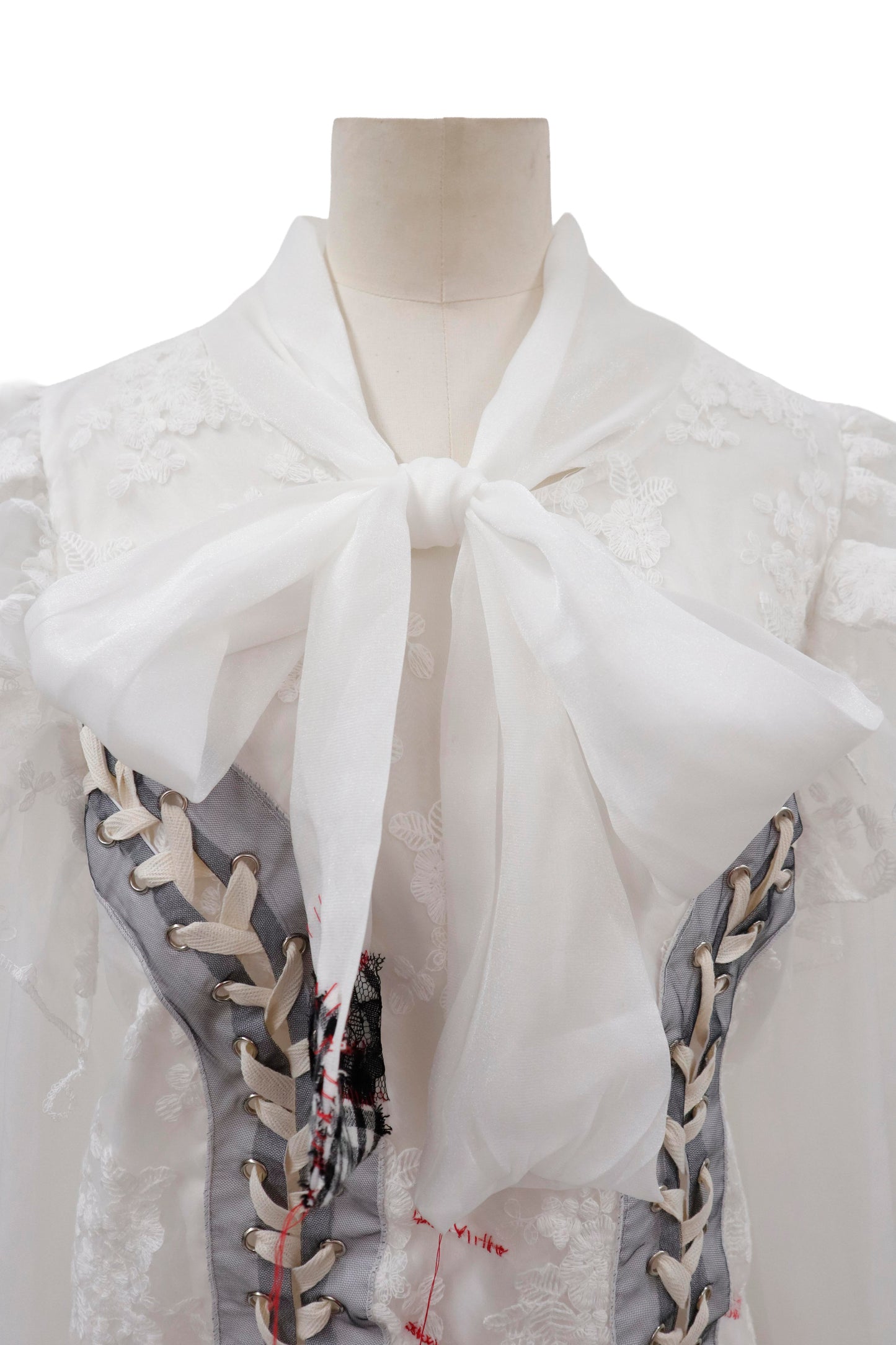 lace up repair shirt/RM-［2605-050］