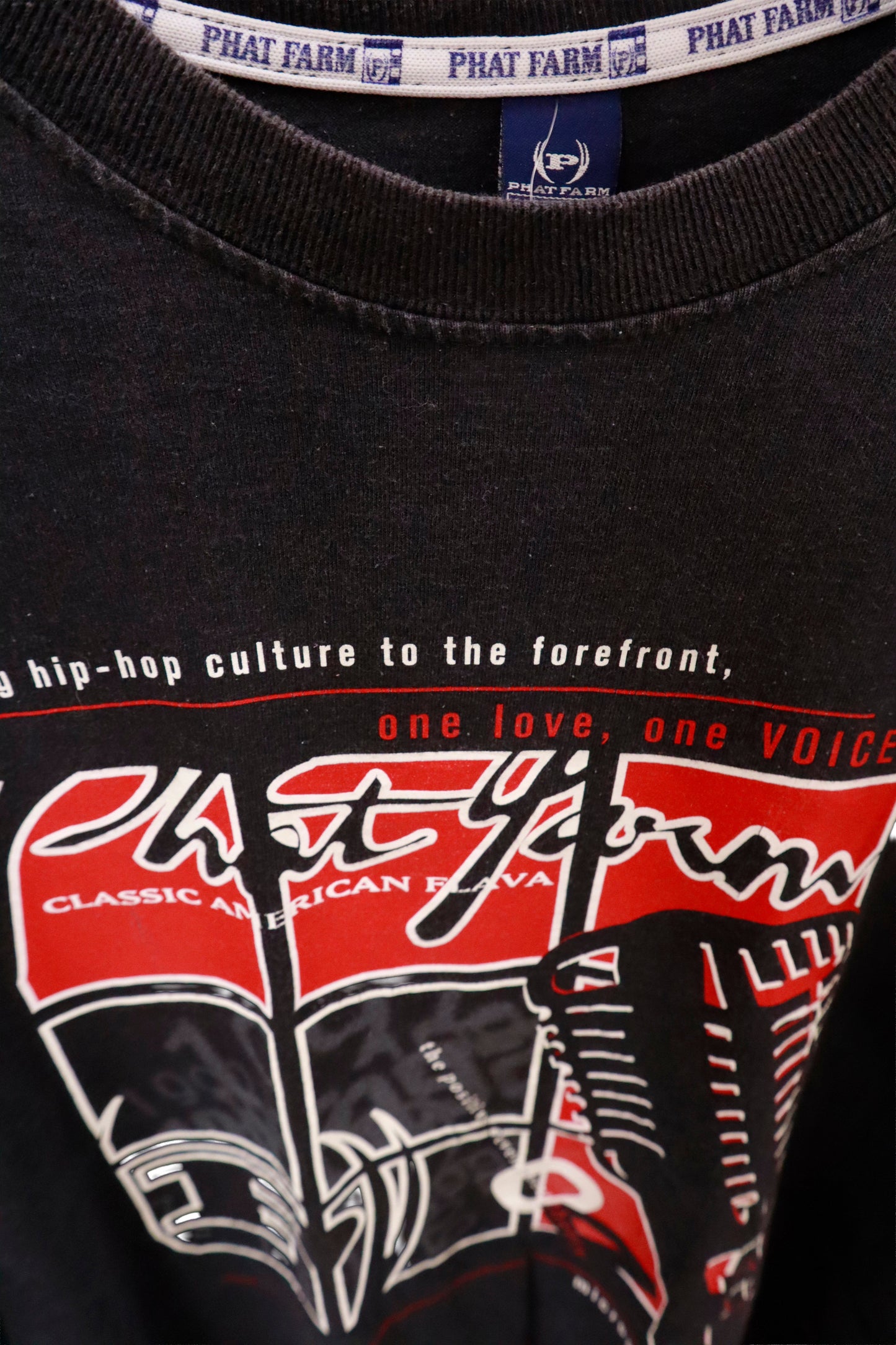 90's PHAT FARM L/S Tee/NV-［2511-076］