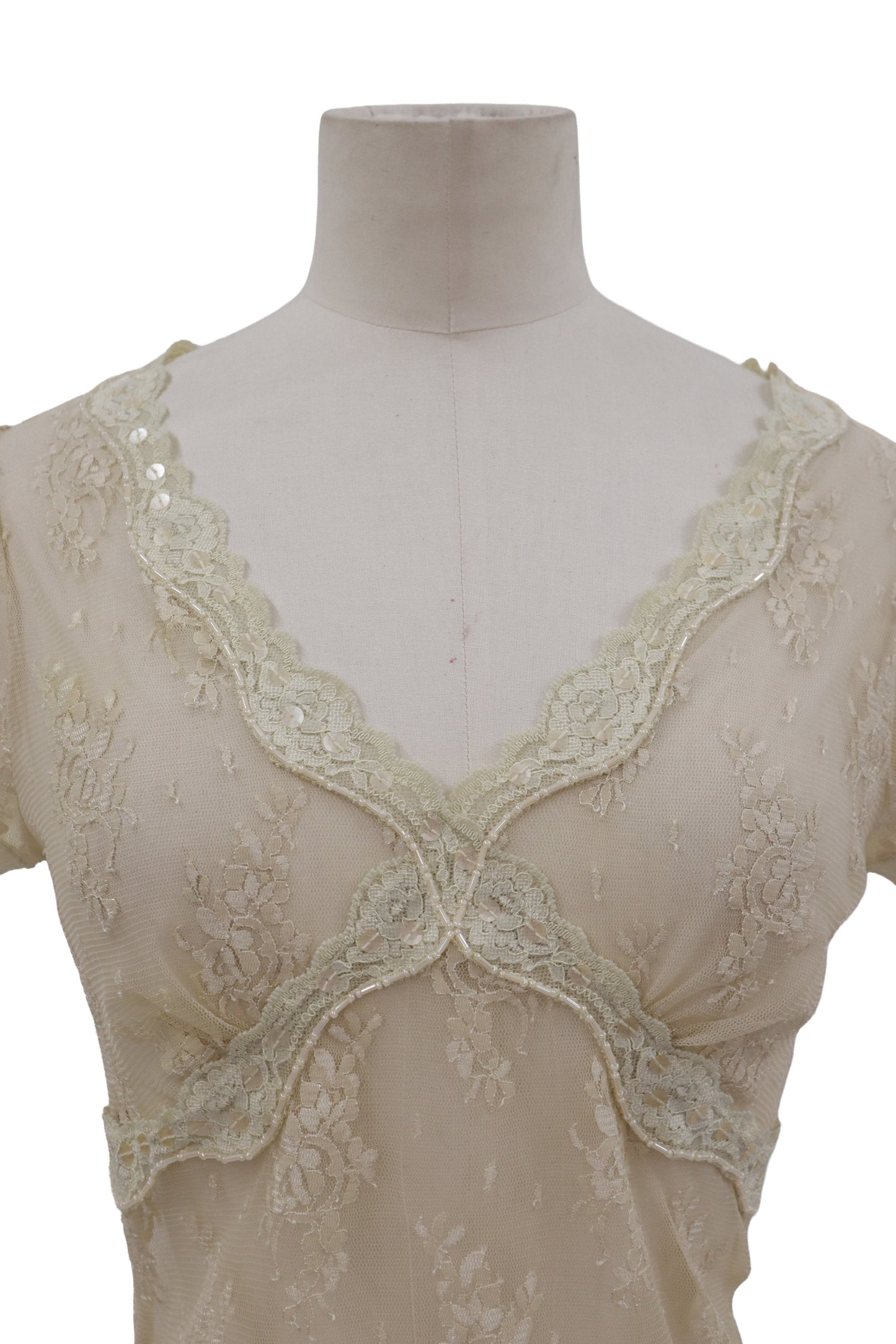 lace sequin blouse/RM-［2607-019］