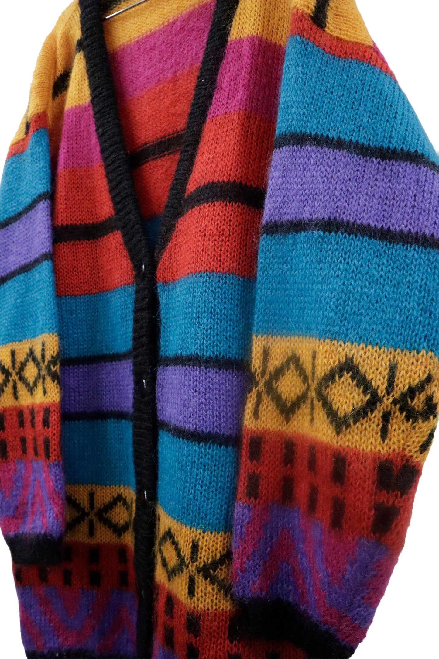 90's mohair blend cardigan / NV-［2601-020］