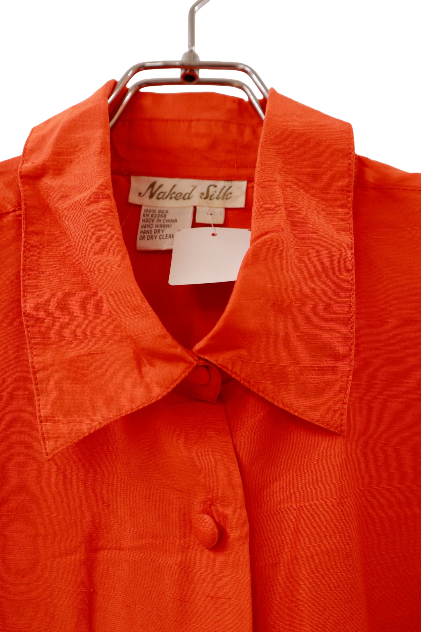 90's silk shirt/NV-［2511-157］