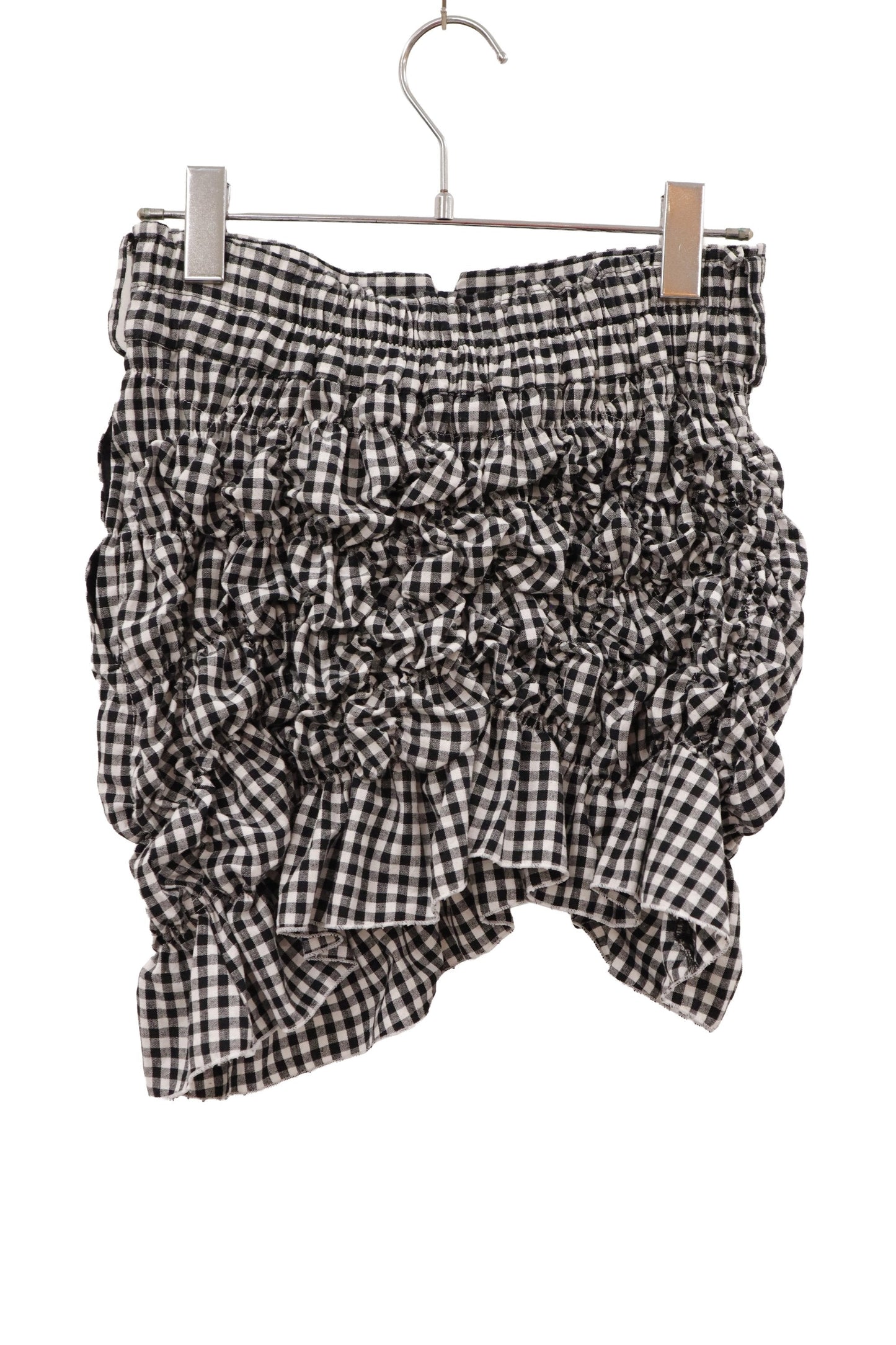 gingham mini skirt/KUSHA KUSHA PLAN/RM-［2607-052］