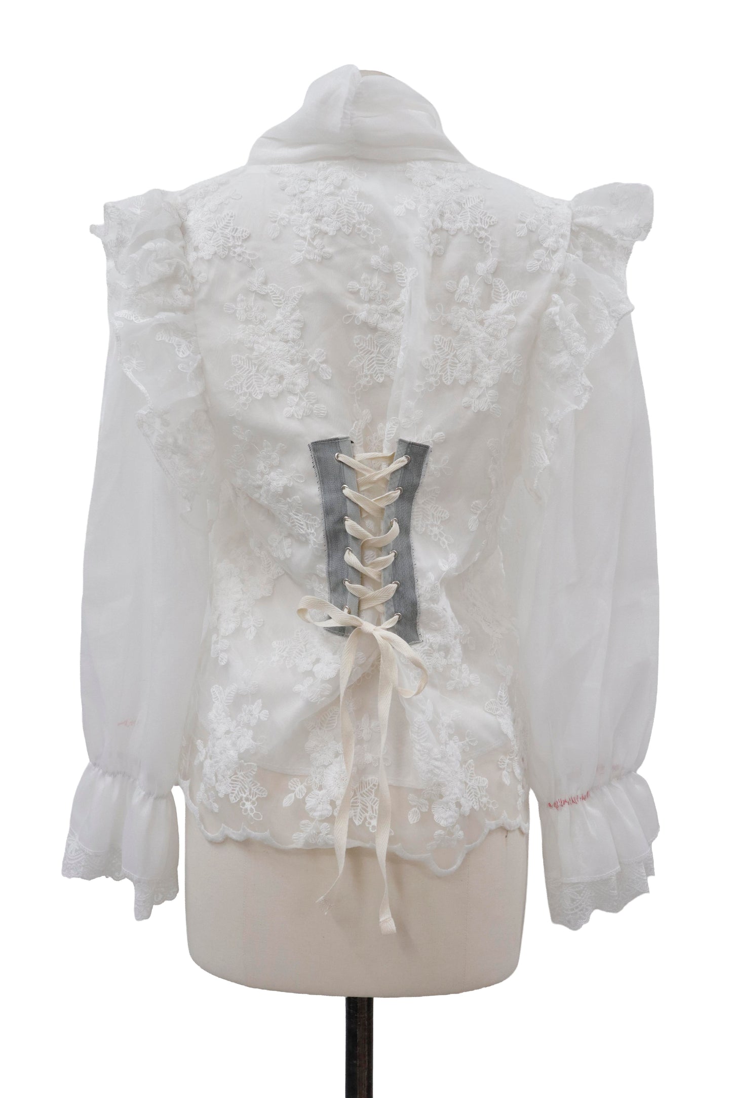 lace up repair shirt/RM-［2605-050］