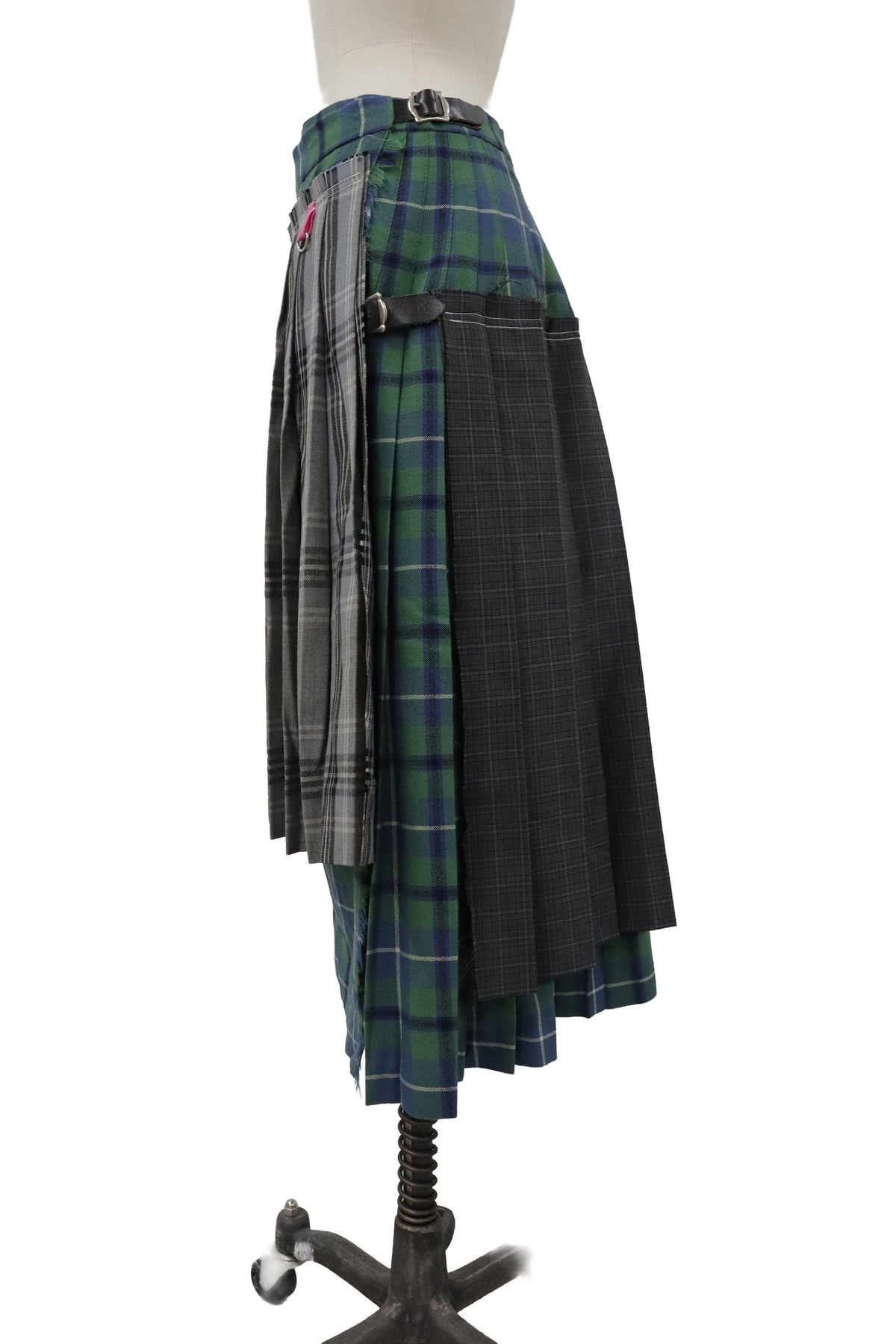 layered pleats skirt/RM-［2608-100］