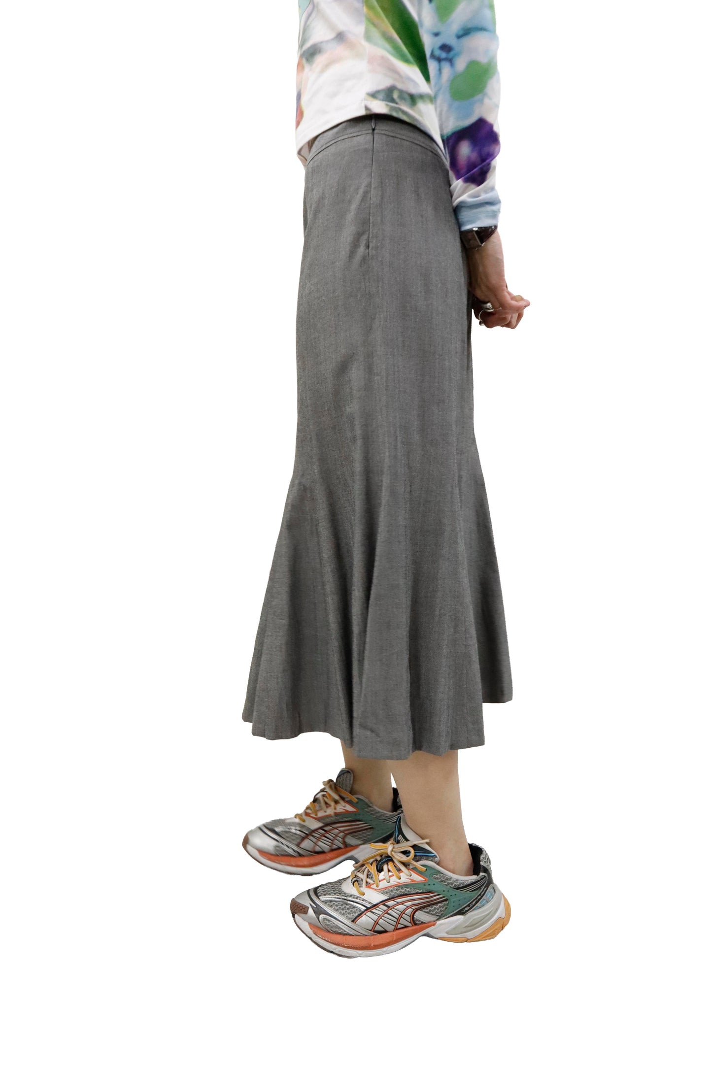 mermaid line skirt/U-［2605-008］