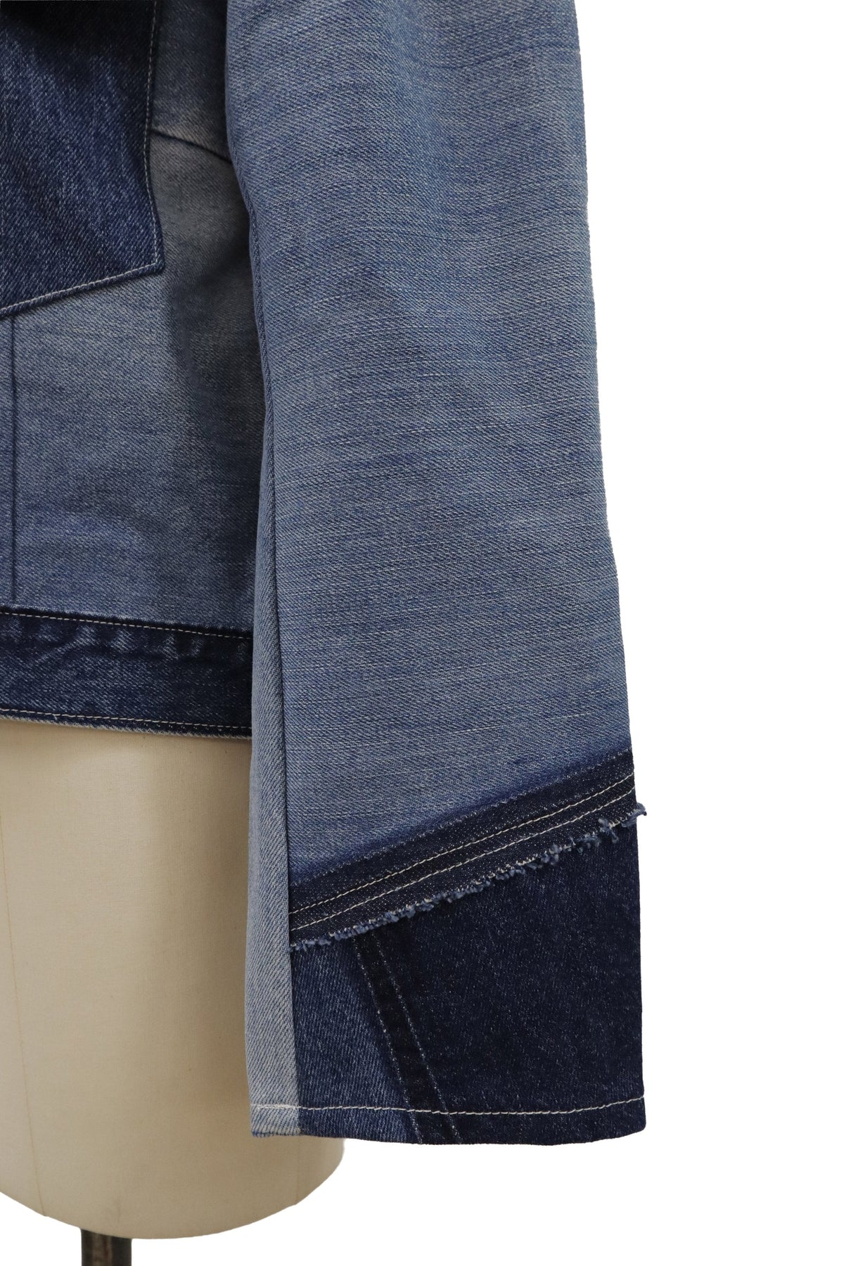 patchwork denim jacket/RM-［2608-097］